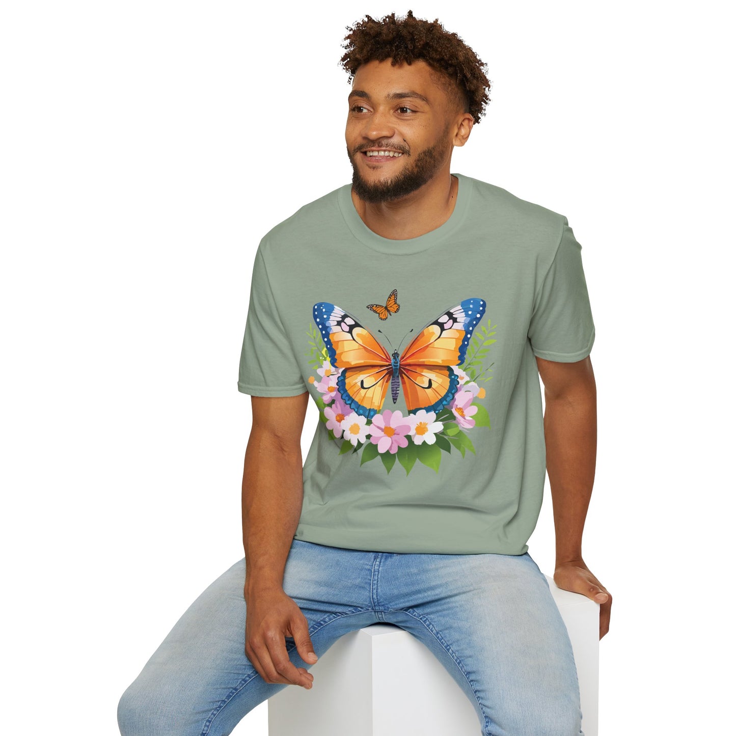 Butterfly Shirt, T Shirt with Butterfly, Monarch Shirt