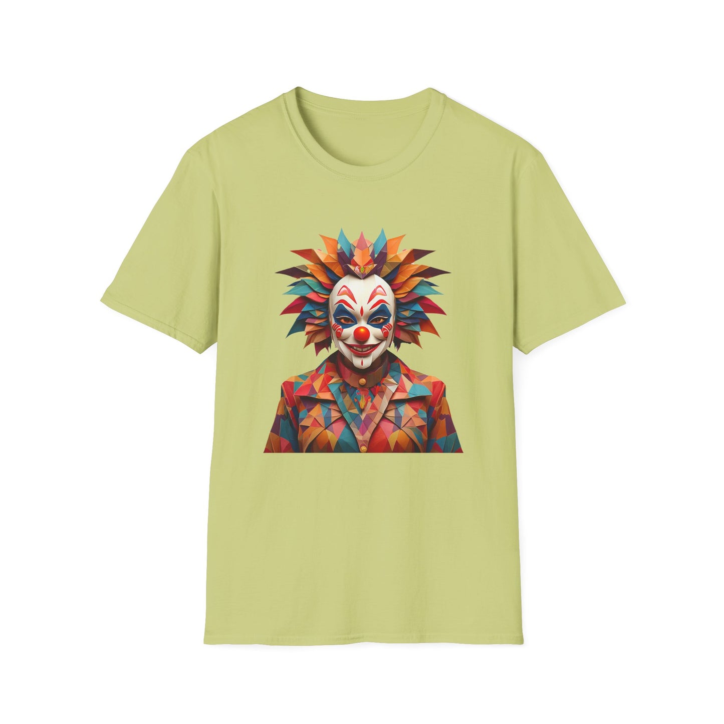Clown Shirt, T Shirt with Clown, Funny Man Shirt, Tee Shirt with Funny Man, Circus Shirt, Shirt with Circus, Scary Man Shirt, Shirt with Scary Man