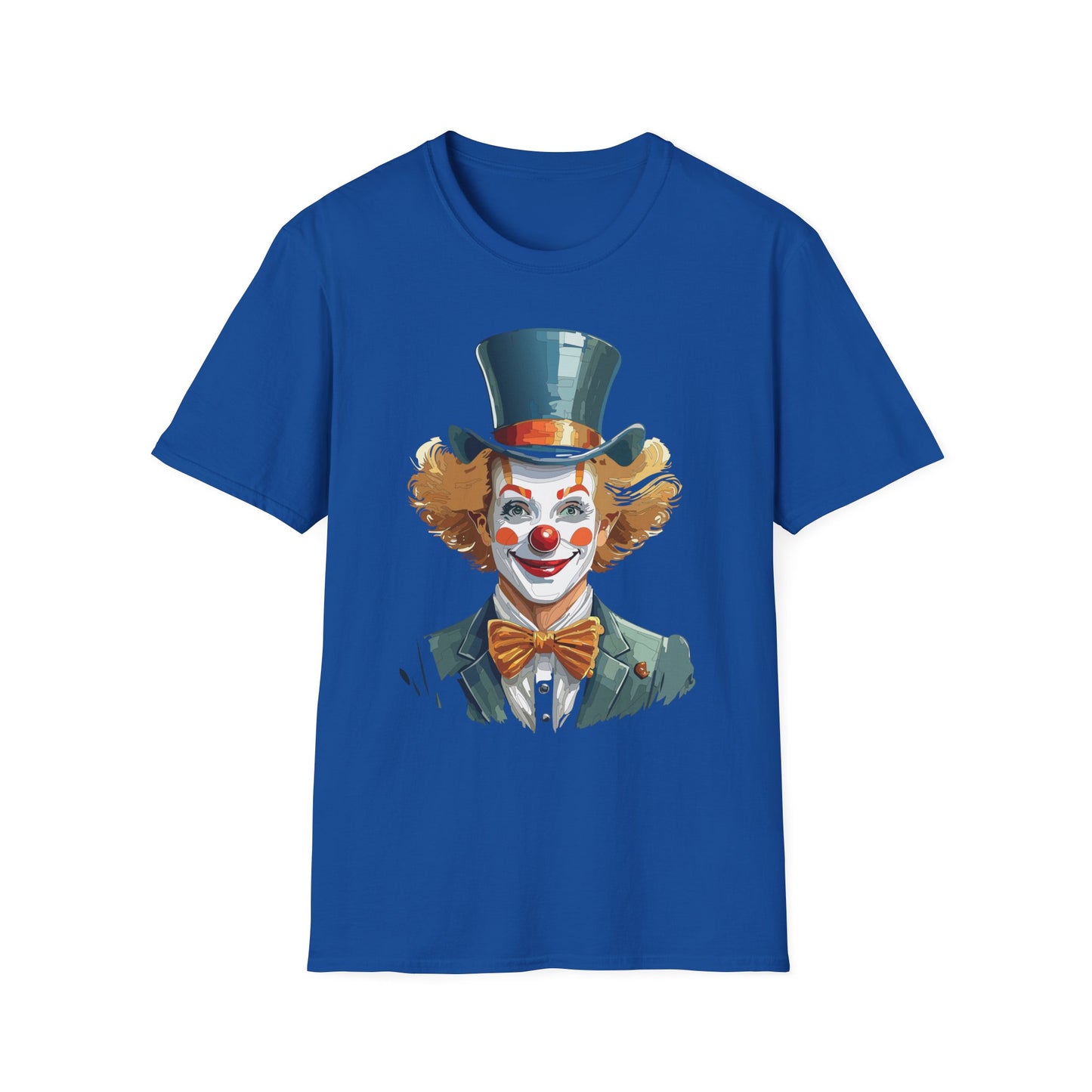Clown Shirt, T Shirt with Clown, Funny Man Shirt, Tee Shirt with Funny Man, Circus Shirt, Shirt with Circus, Scary Man Shirt, Shirt with Scary Man