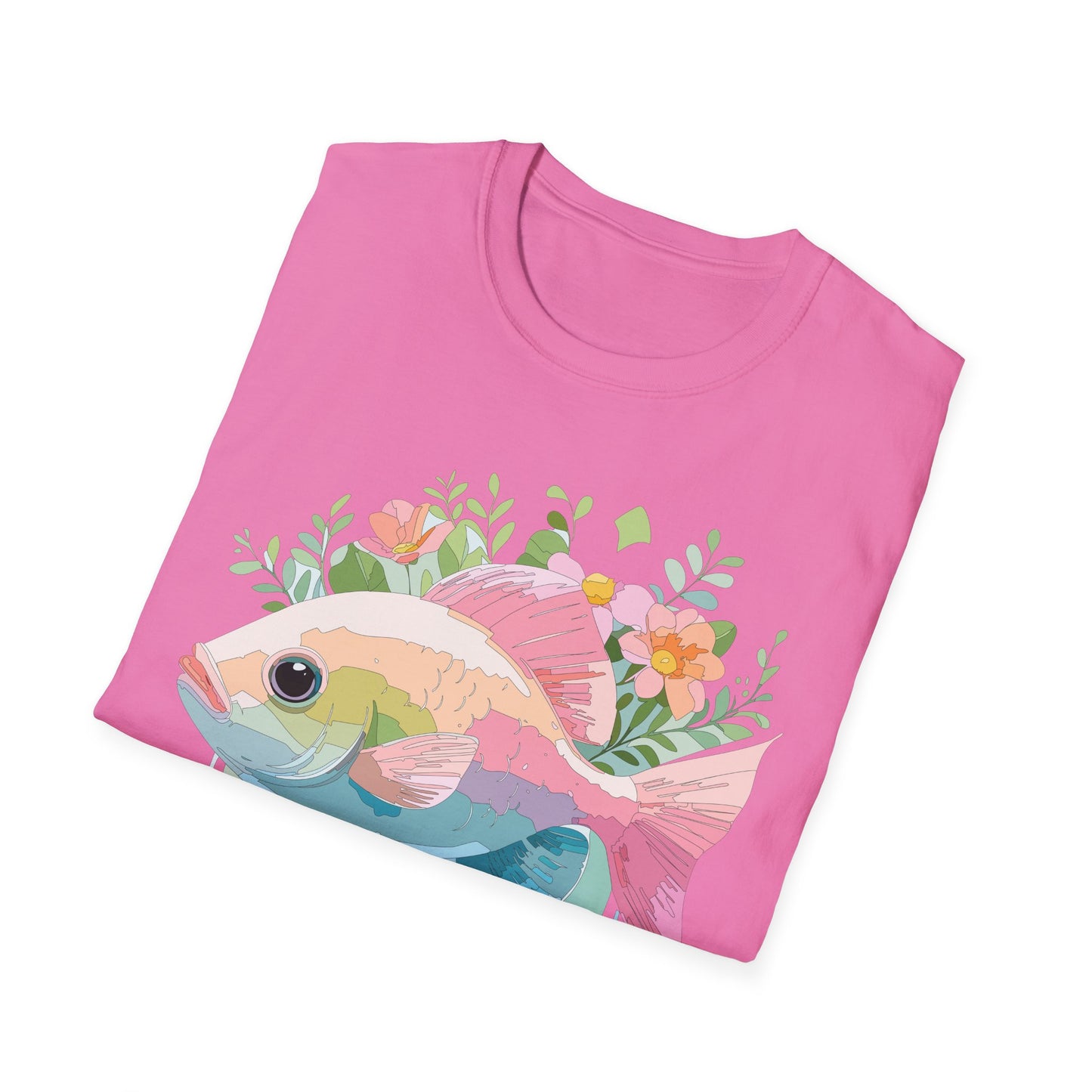 Fish Art Design Shirt, T Shirt with Fish, Graphic Shirt, Tee Shirt with Graphic Design, Shirt with Fish Graphic Art