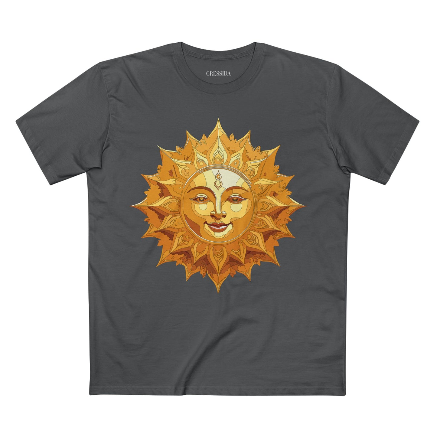 Sun Shirt, Shirt with Sun, Tee Shirt with Gold Sun