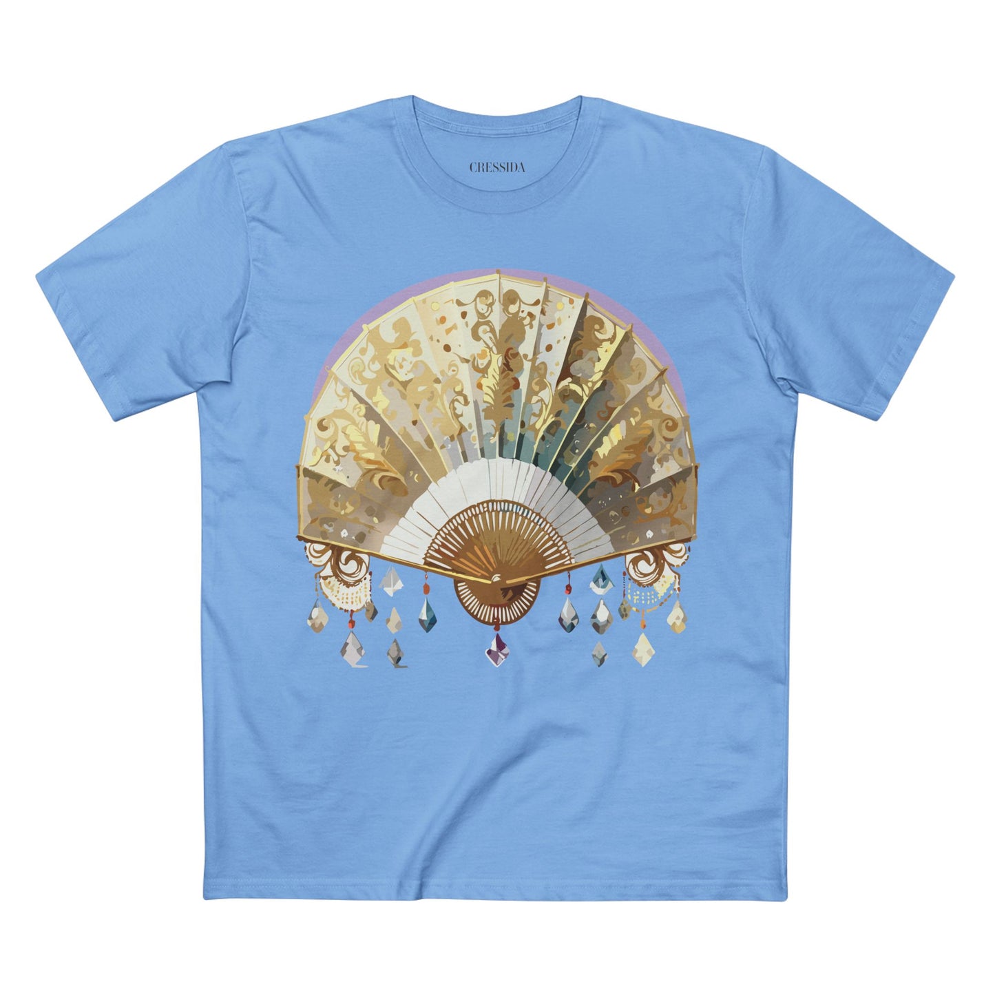 Fan shirt, Shirt with Fan, Tee Shirt with Antique Fan