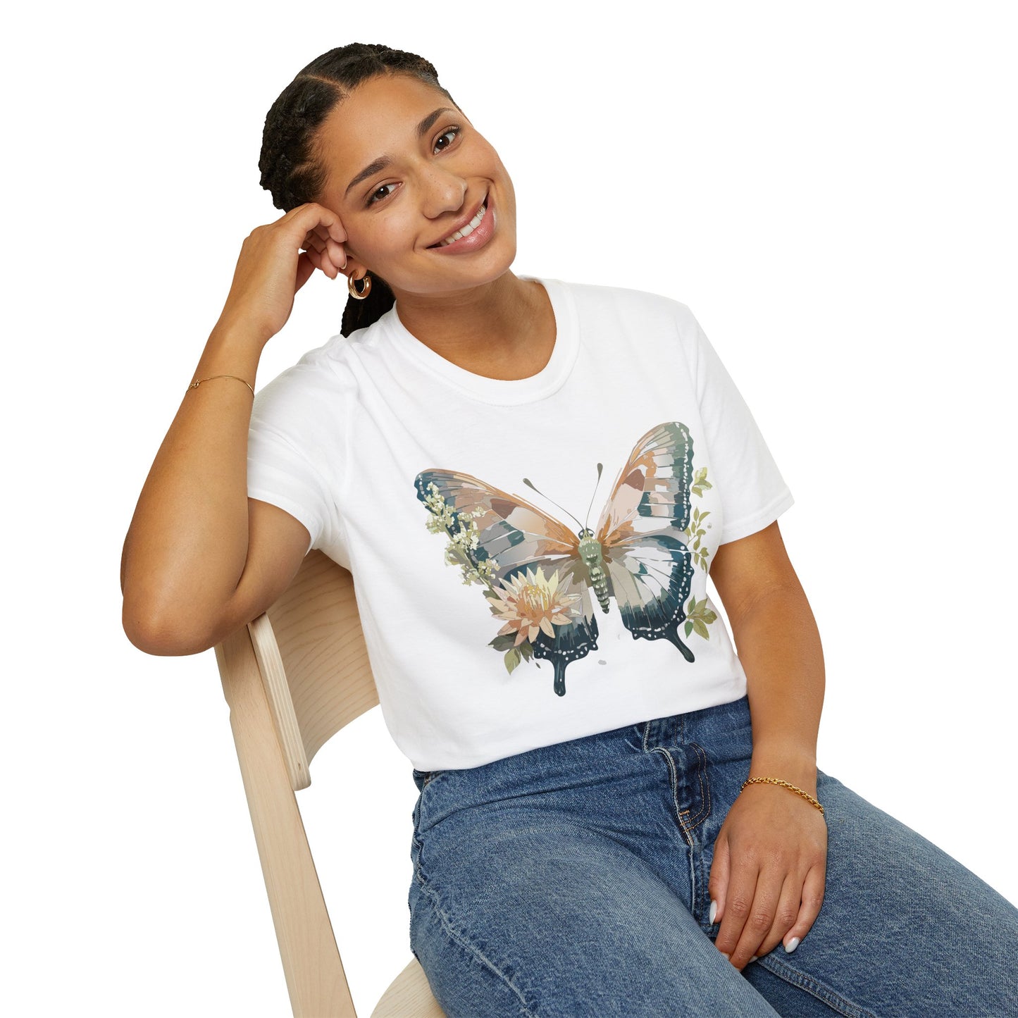 Butterfly Shirt, T Shirt with Butterfly, Monarch Shirt