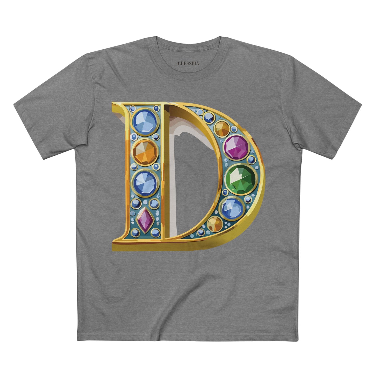 Letter Shirt, Shirt with Letters, Tee Shirt with Gold Letters