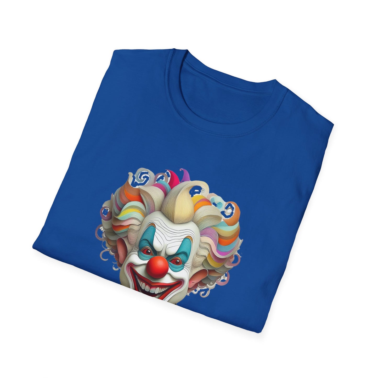Clown Shirt, T Shirt with Clown, Funny Man Shirt, Tee Shirt with Funny Man, Circus Shirt, Shirt with Circus, Scary Man Shirt, Shirt with Scary Man