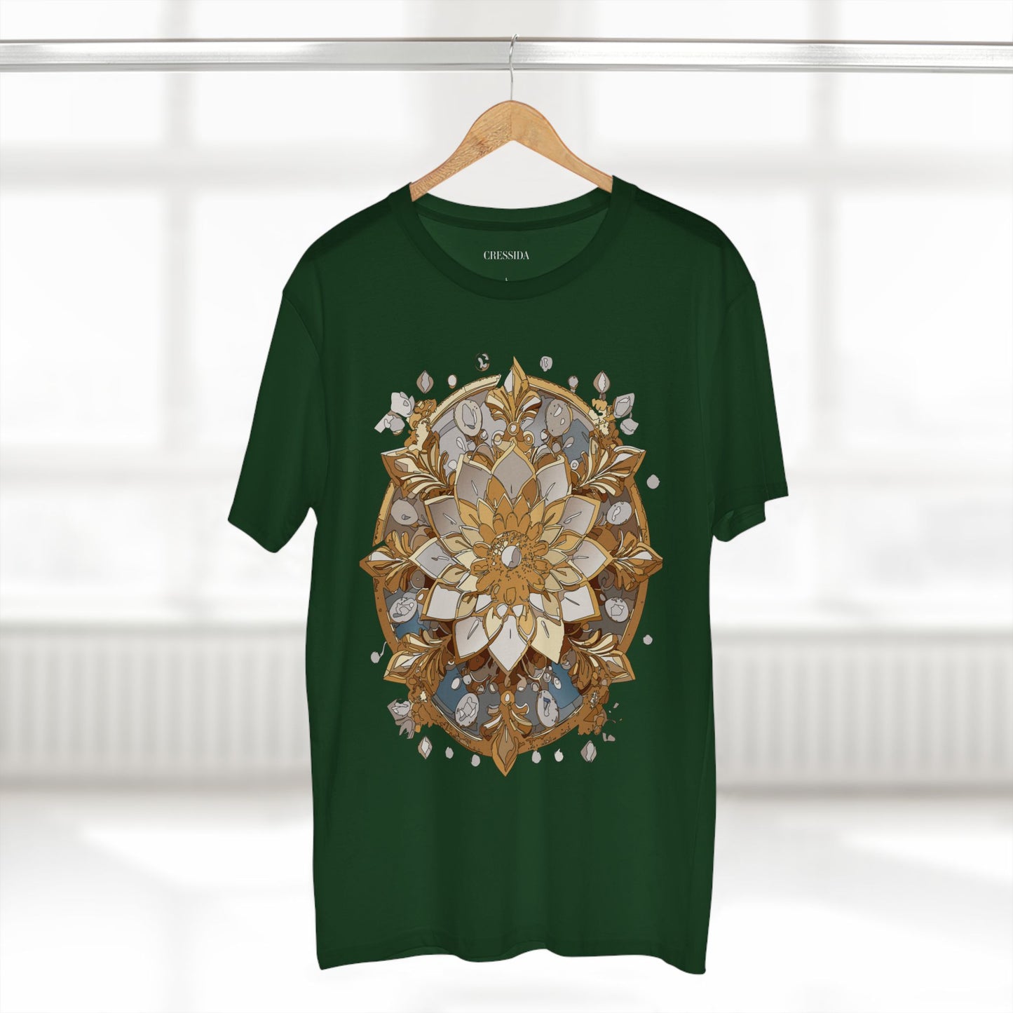 Floral Shirt, Shirt with Flower, Tee Shirt with Antique Flower