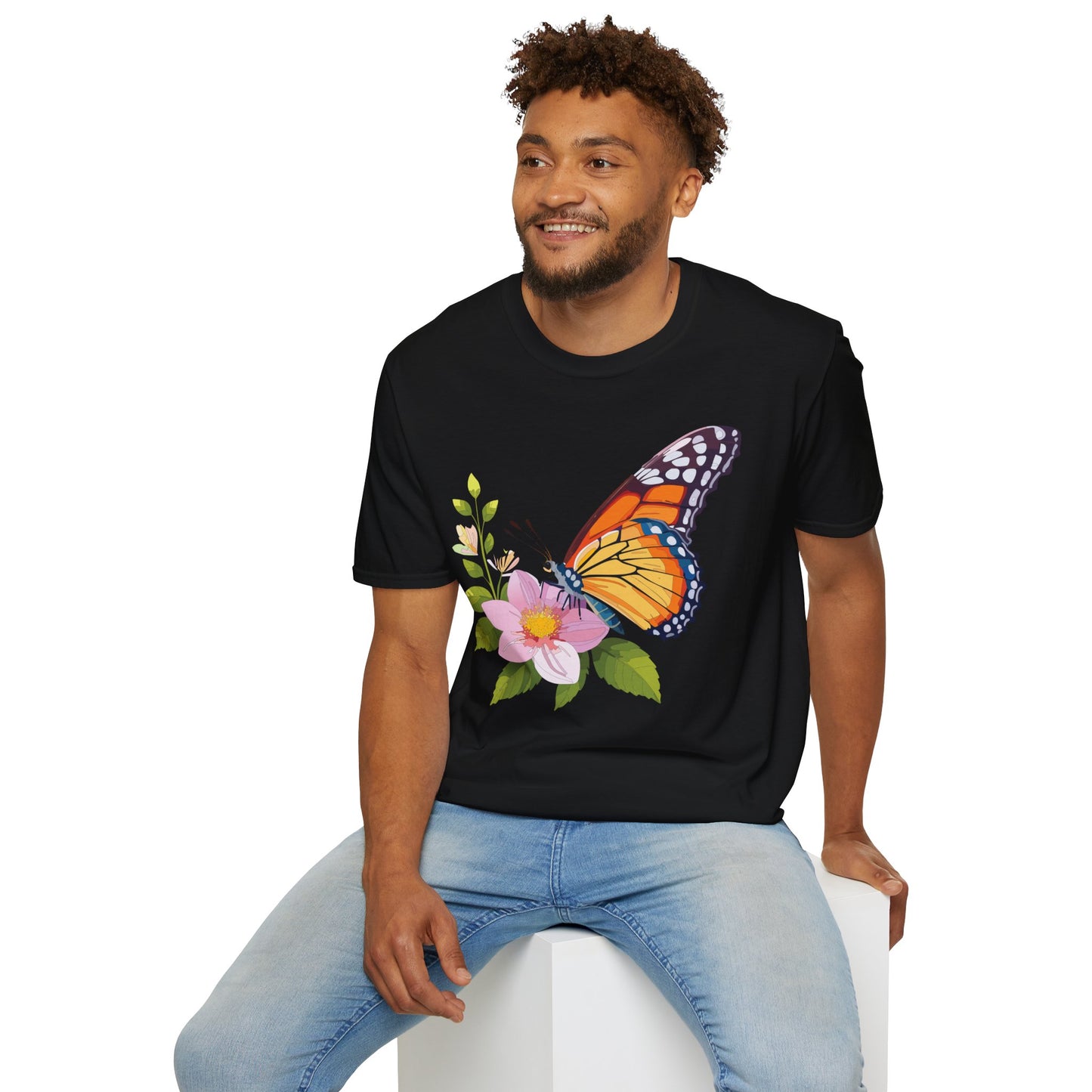 Butterfly Shirt, T Shirt with Butterfly, Monarch Shirt