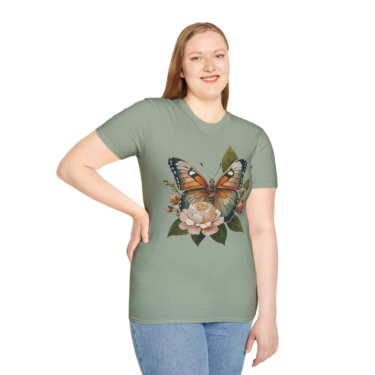 Butterfly Shirt, T Shirt with Butterfly, Monarch Shirt