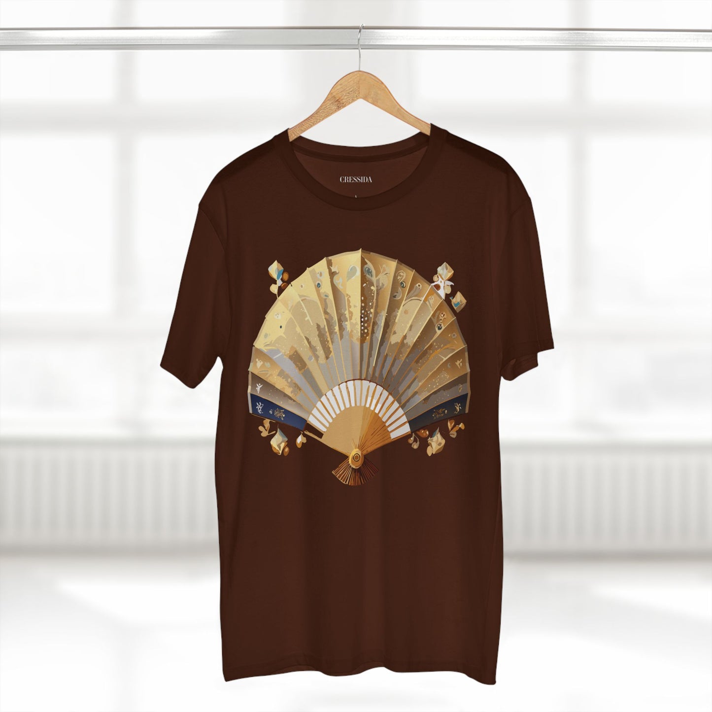 Fan shirt, Shirt with Fan, Tee Shirt with Antique Fan