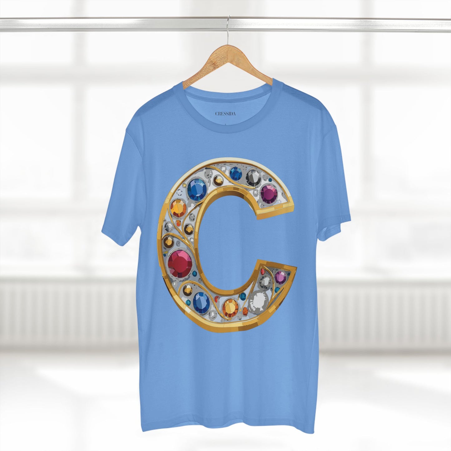 Letter Shirt, Shirt with Letters, Tee Shirt with Gold Letters