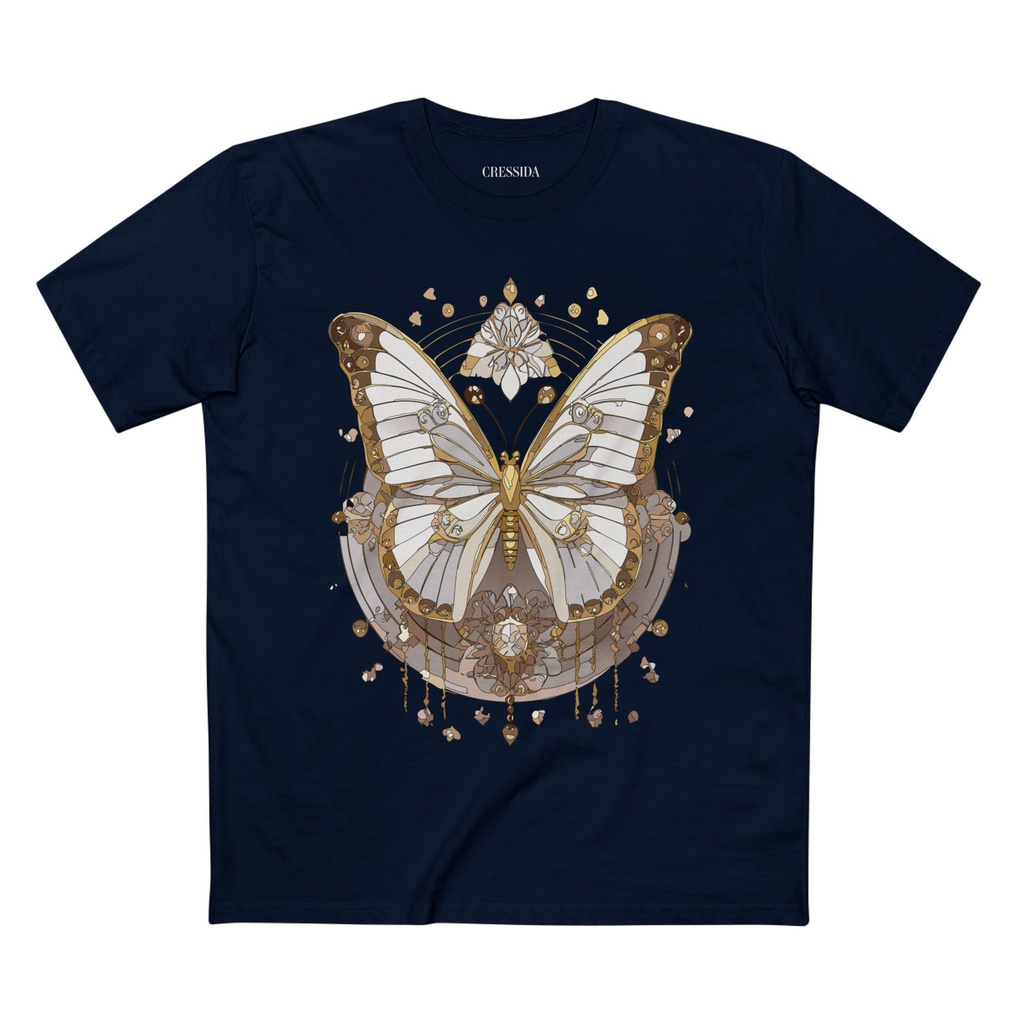 Butterfly shirt, Shirt with Butterfly, Tee Shirt with Antique Butterfly
