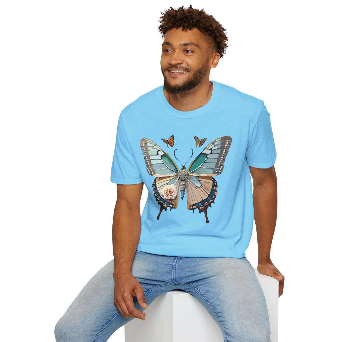 Butterfly Shirt, T Shirt with Butterfly, Monarch Shirt