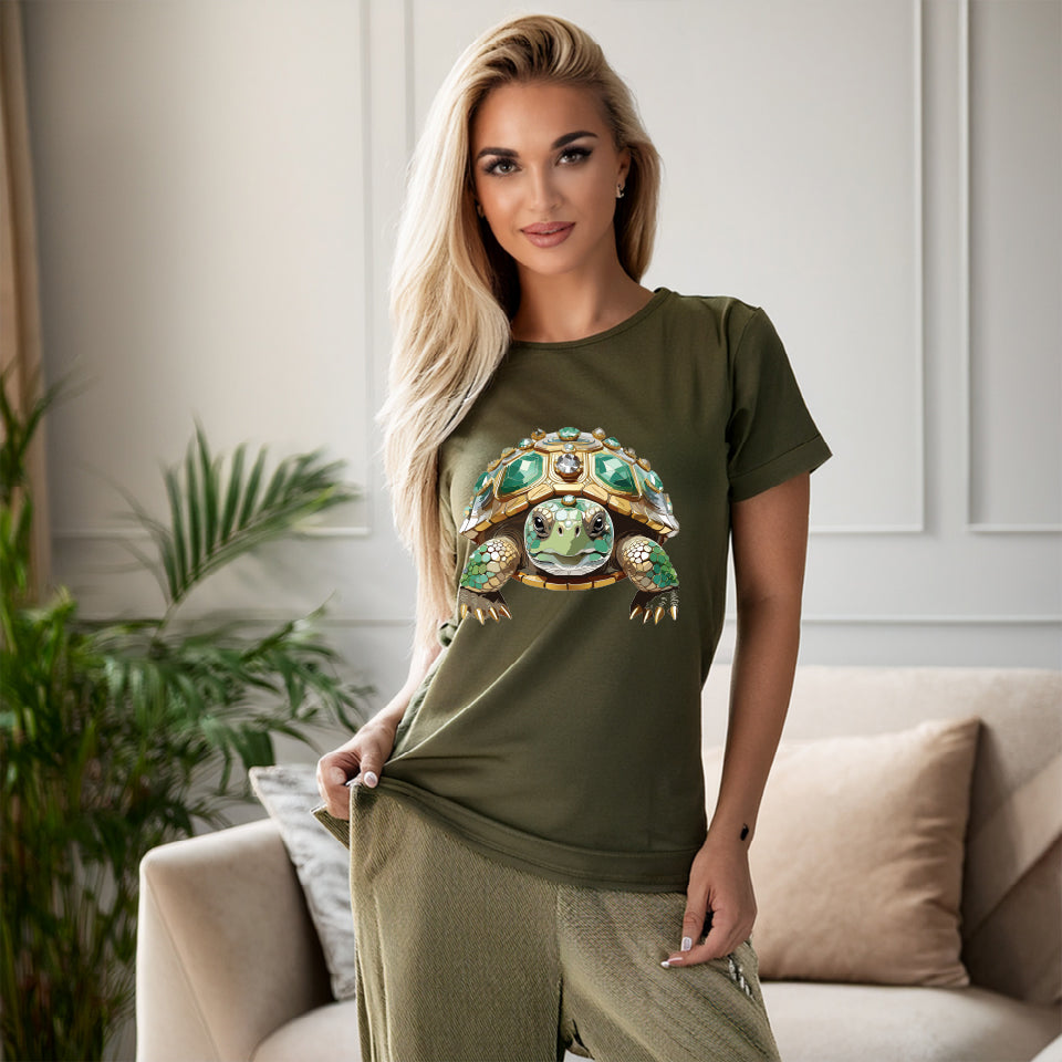 Animal Shirt, Shirt with Animals, Tee Shirt with Antique Animal Medallion