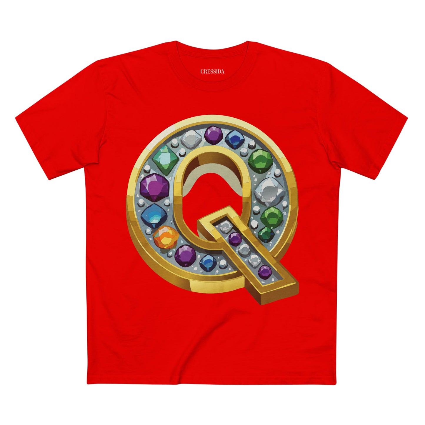 Letter Shirt, Shirt with Letters, Tee Shirt with Gold Letters