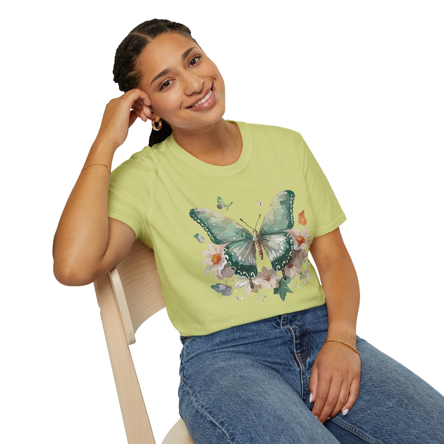 Butterfly Shirt, T Shirt with Butterfly, Monarch Shirt