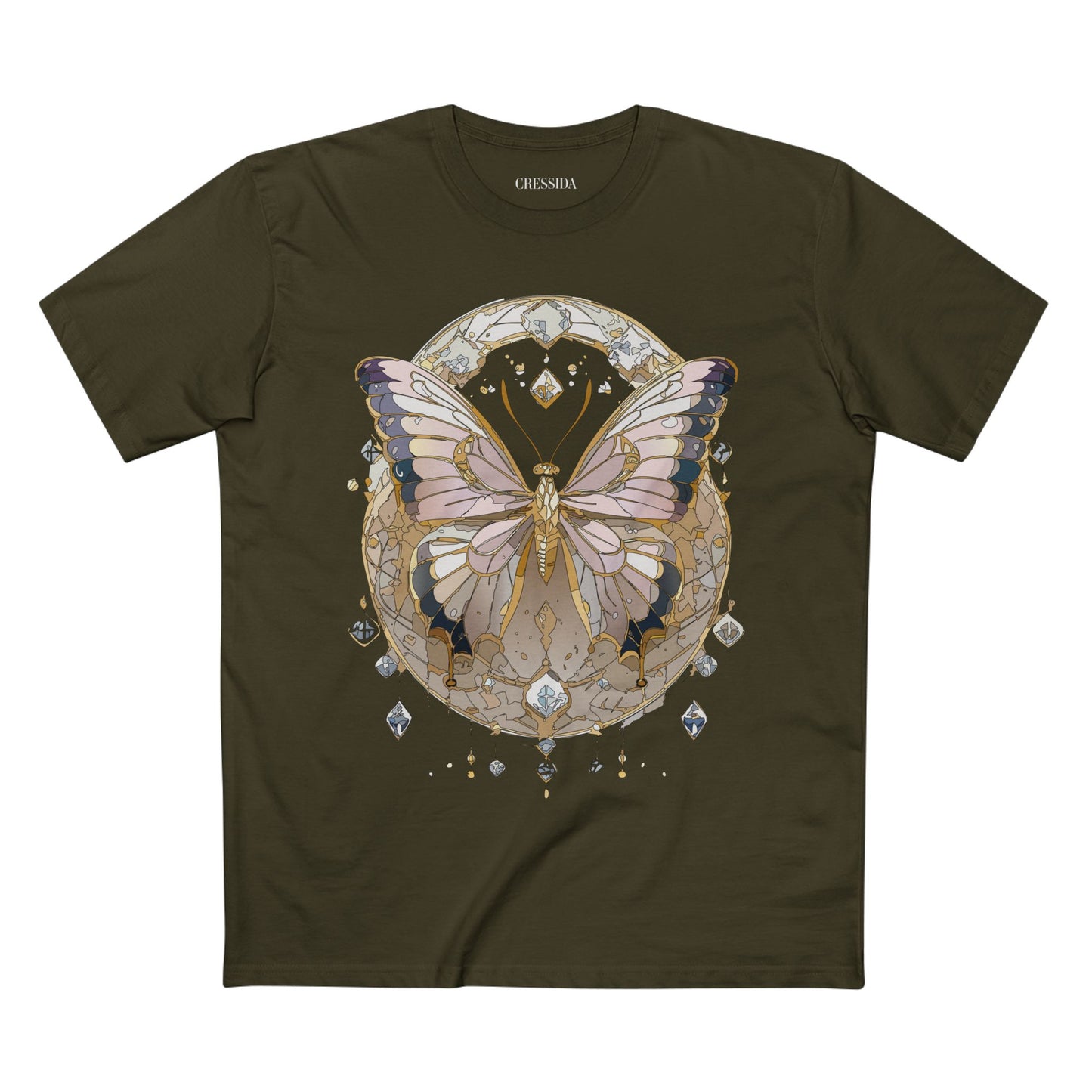 Butterfly shirt, Shirt with Butterfly, Tee Shirt with Antique Butterfly