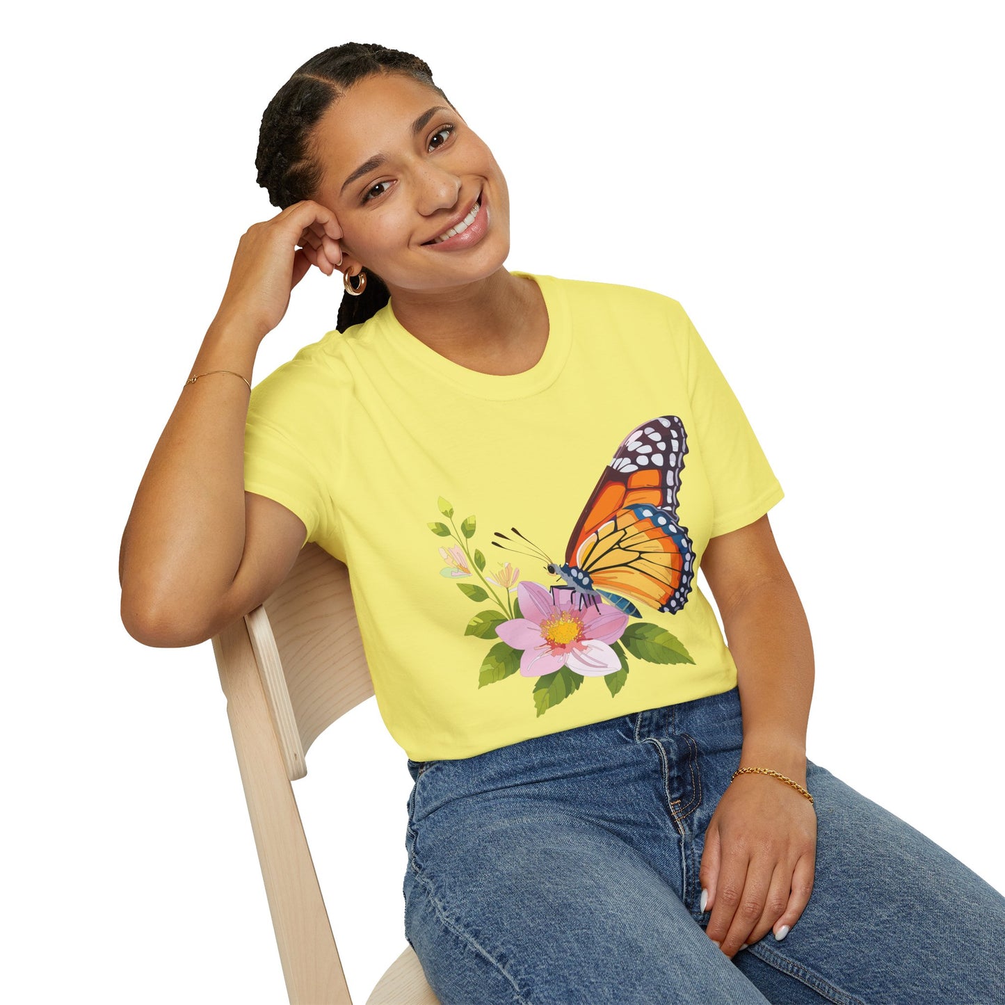 Butterfly Shirt, T Shirt with Butterfly, Monarch Shirt