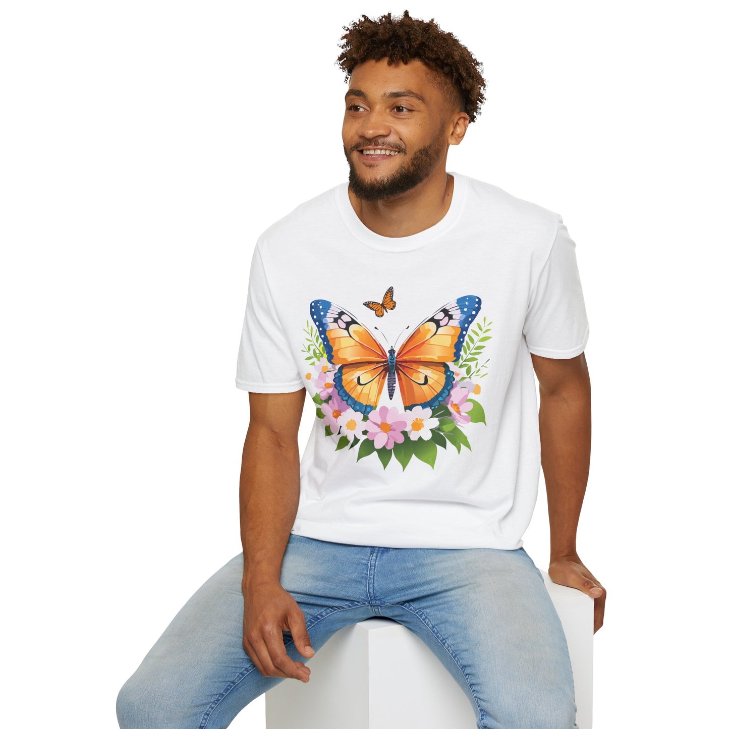 Butterfly Shirt, T Shirt with Butterfly, Monarch Shirt