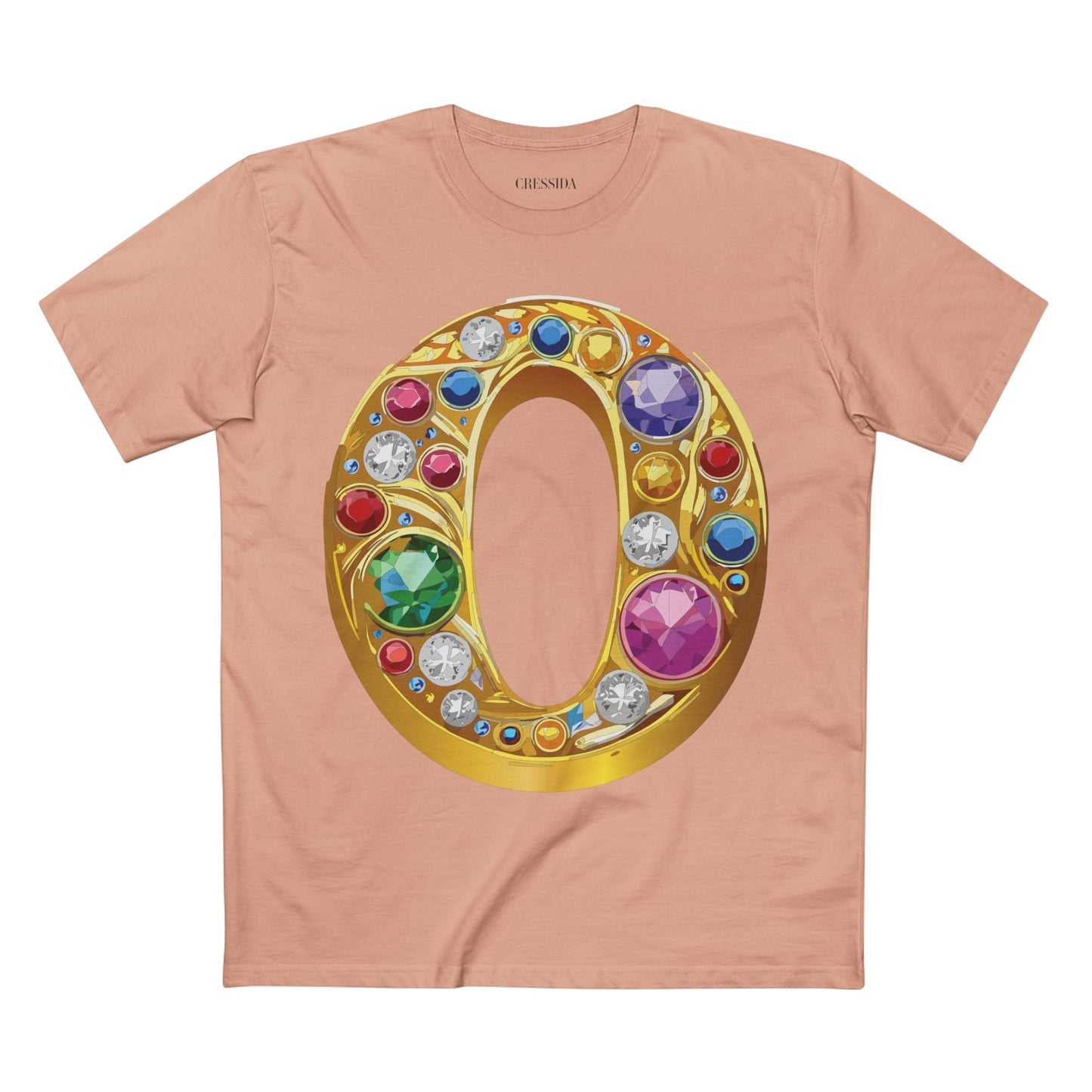 Letter Shirt, Shirt with Letters, Tee Shirt with Gold Letters