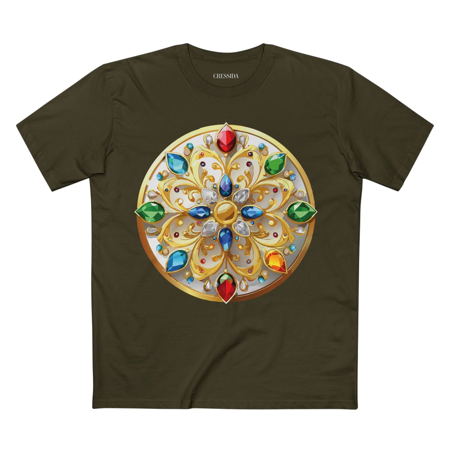 Medallion Shirt, Shirt with Medallion, Tee Shirt with Medal