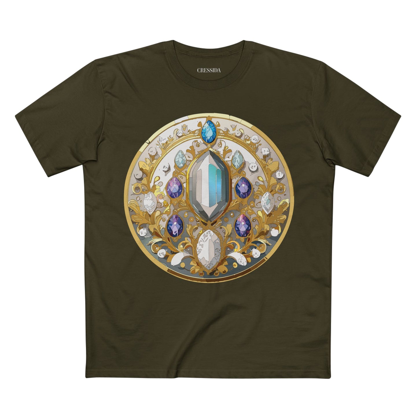 Medallion Shirt, Shirt with Medallion, Tee Shirt with Medal