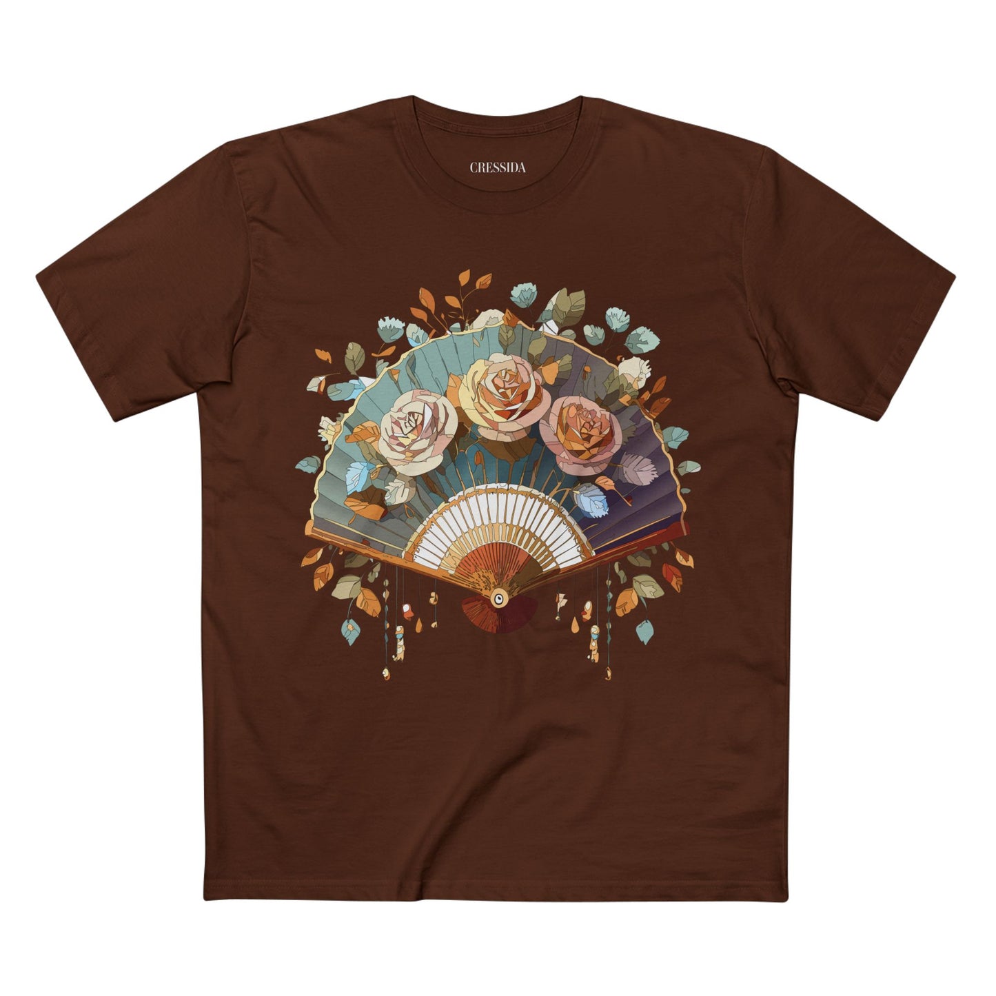 Fan shirt, Shirt with Fan, Tee Shirt with Antique Fan