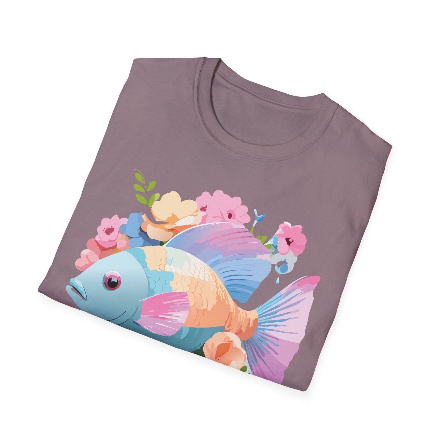 Fish Art Design Shirt, T Shirt with Fish, Graphic Shirt, Tee Shirt with Graphic Design, Shirt with Fish Graphic Art