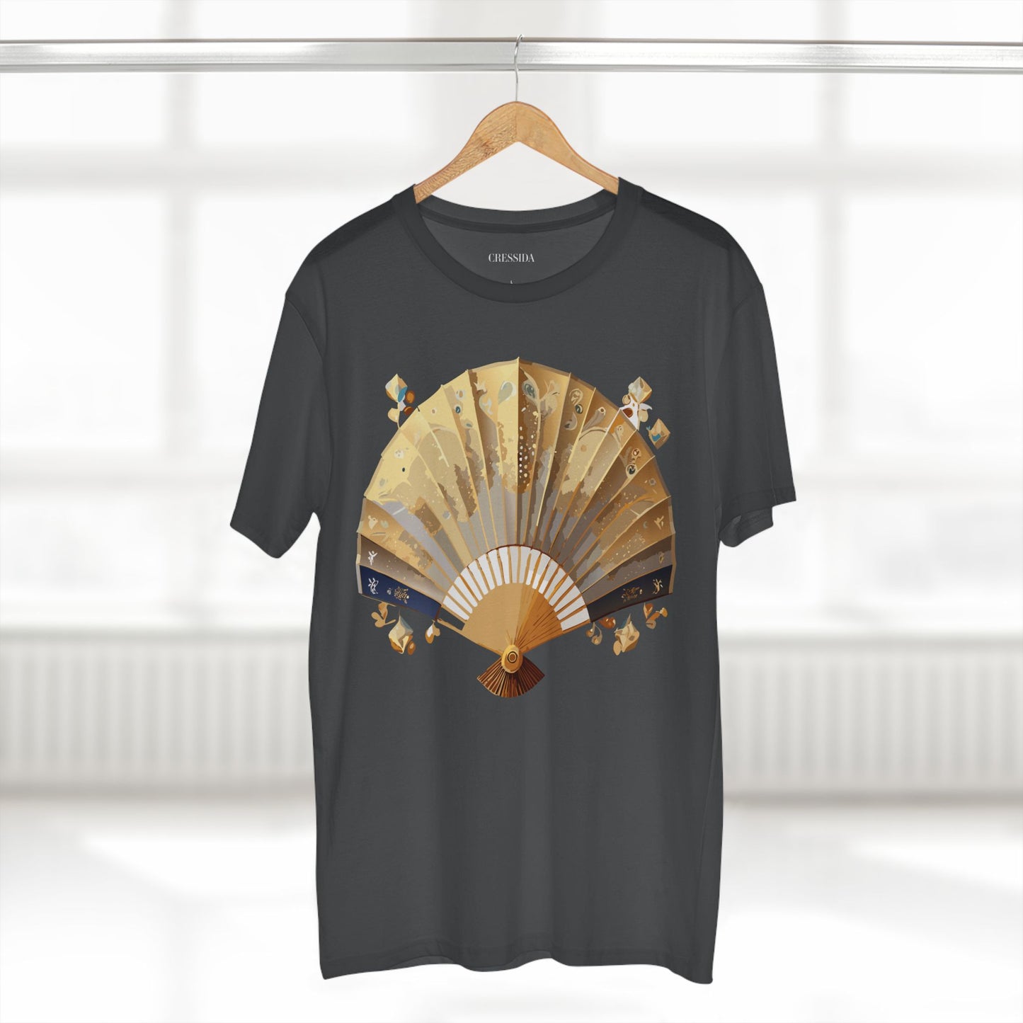 Fan shirt, Shirt with Fan, Tee Shirt with Antique Fan