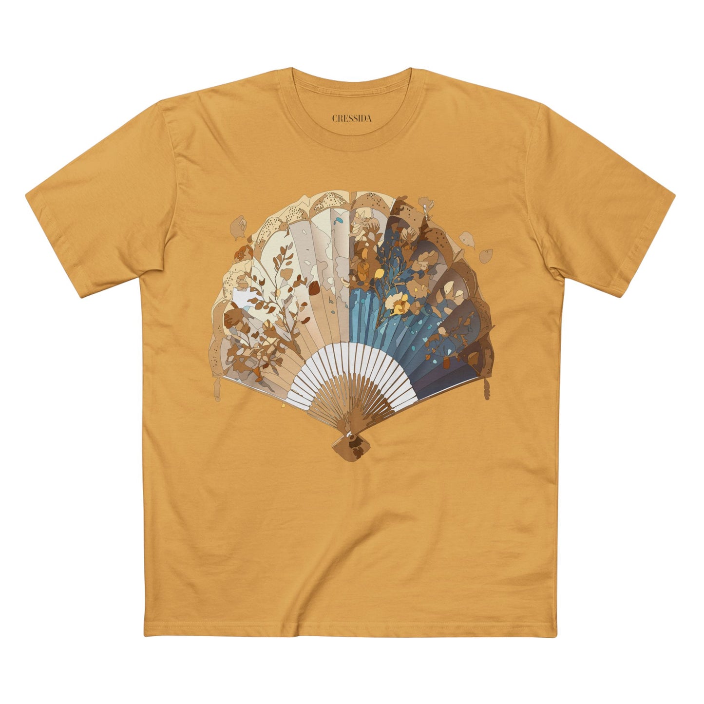 Fan shirt, Shirt with Fan, Tee Shirt with Antique Fan