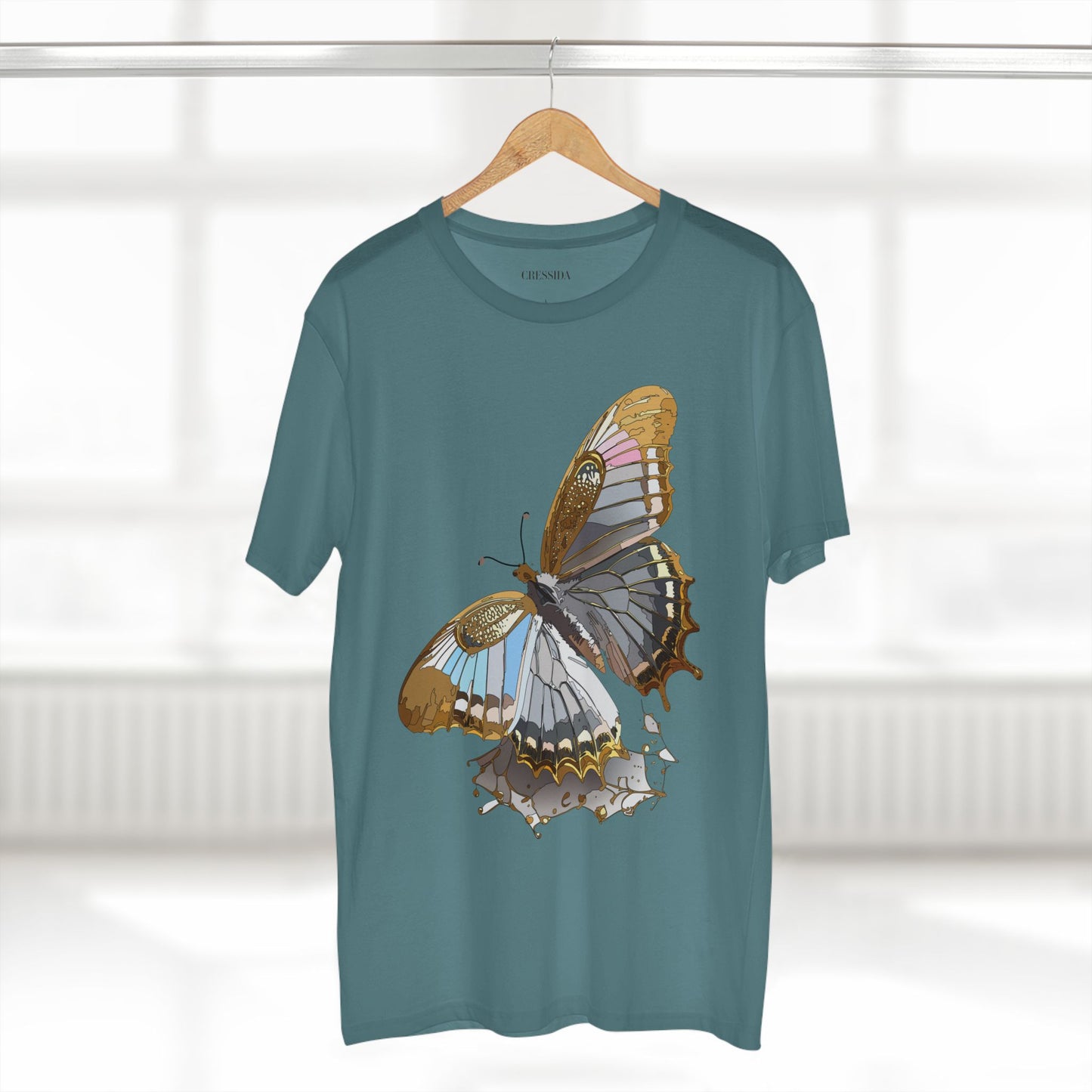 Butterfly shirt, Shirt with Butterfly, Tee Shirt with Antique Butterfly