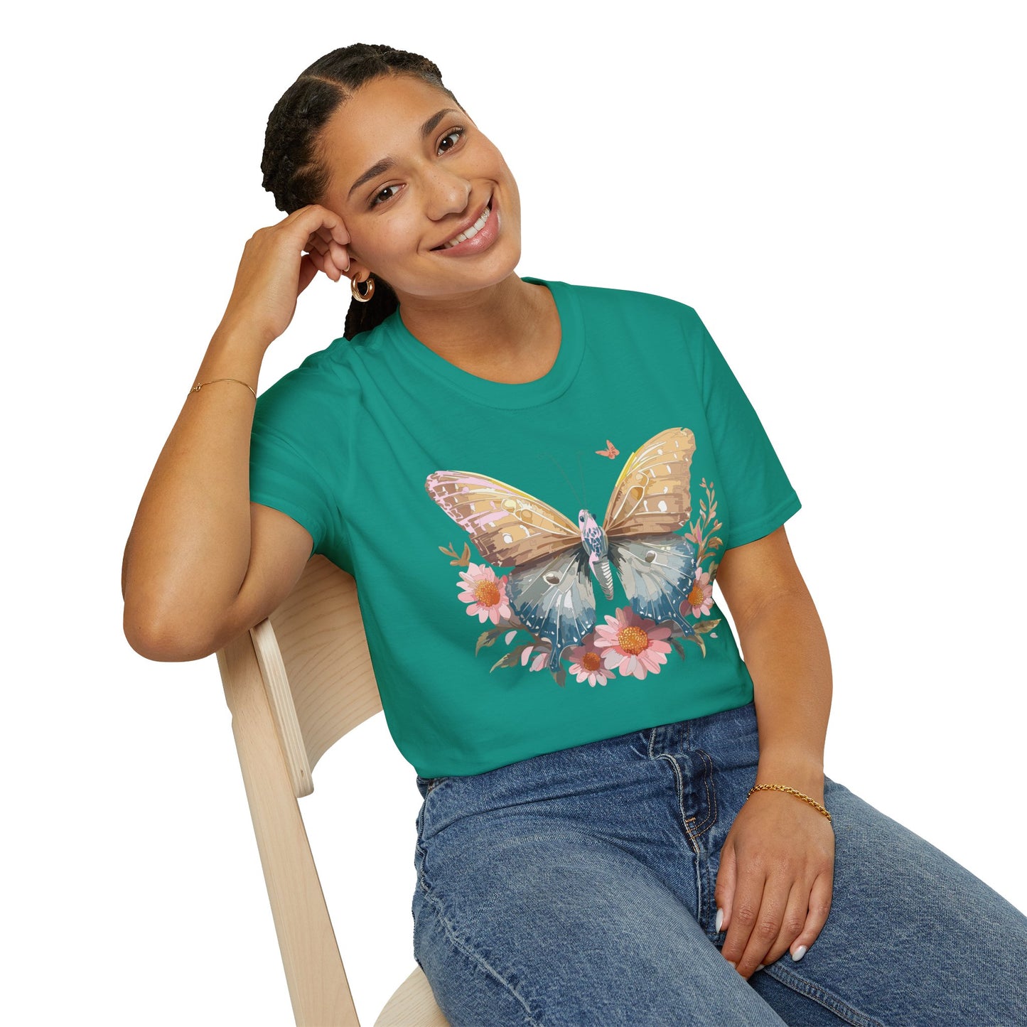 Butterfly Shirt, T Shirt with Butterfly, Monarch Shirt