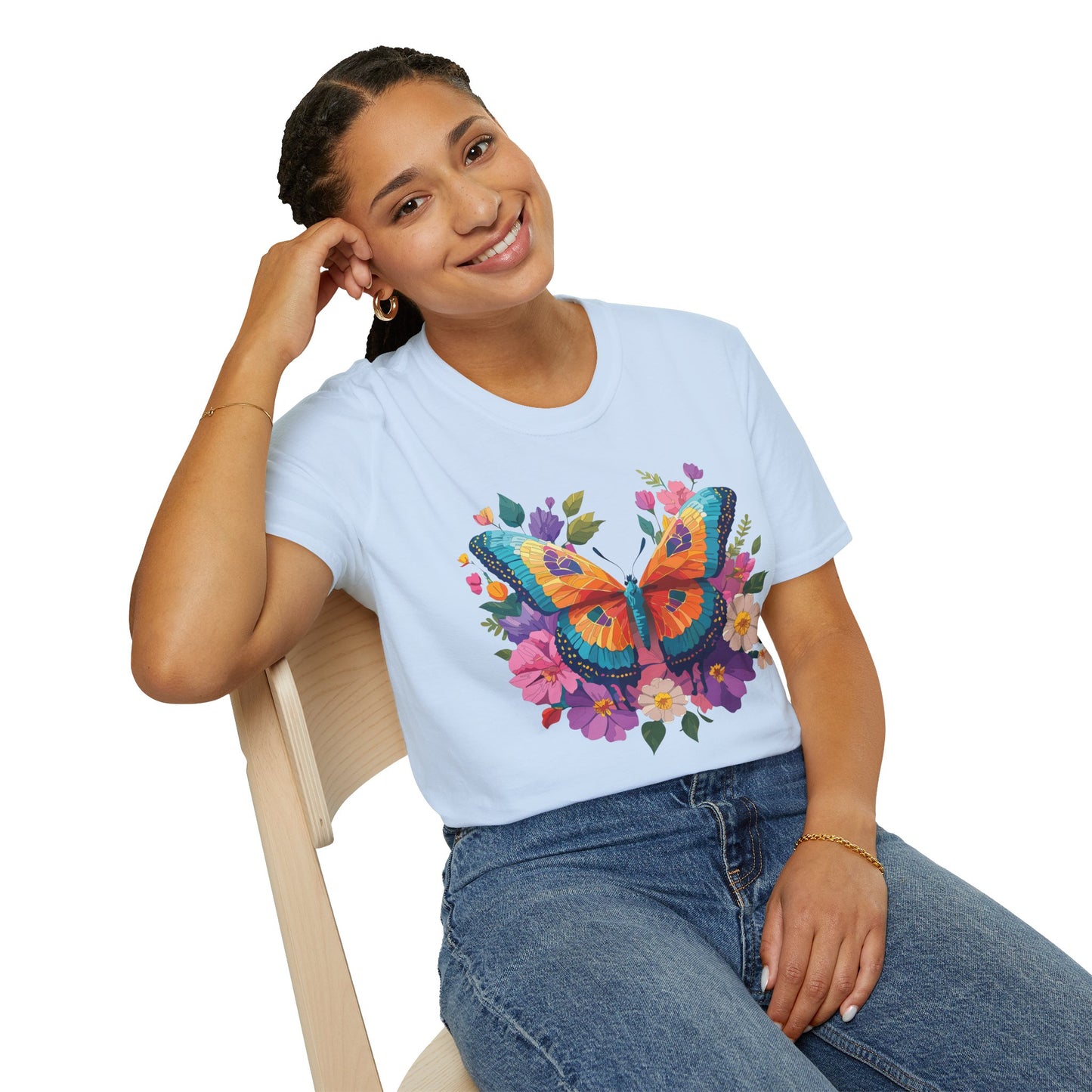 Butterfly Shirt, T Shirt with Butterfly, Monarch Shirt