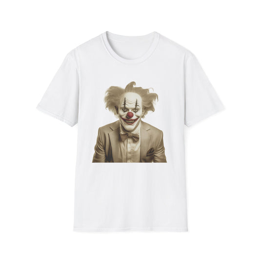 Clown Shirt, T Shirt with Clown, Funny Man Shirt, Tee Shirt with Funny Man, Circus Shirt, Shirt with Circus, Scary Man Shirt, Shirt with Scary Man