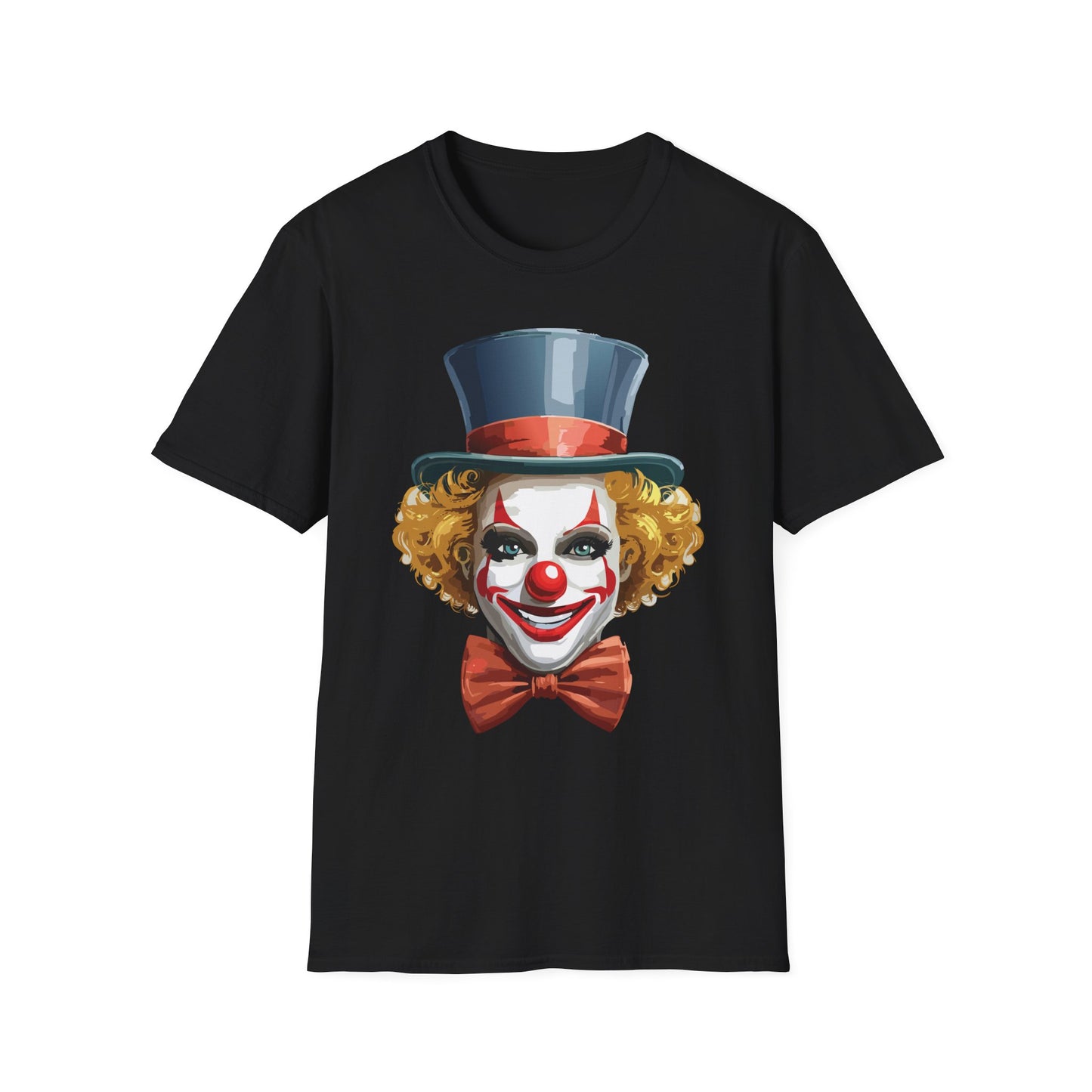 Clown Shirt, T Shirt with Clown, Funny Man Shirt, Tee Shirt with Funny Man, Circus Shirt, Shirt with Circus, Scary Man Shirt, Shirt with Scary Man