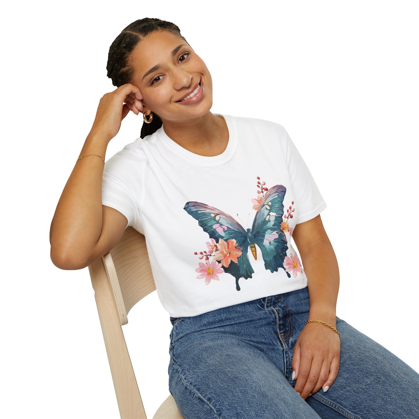 Butterfly Shirt, T Shirt with Butterfly, Monarch Shirt