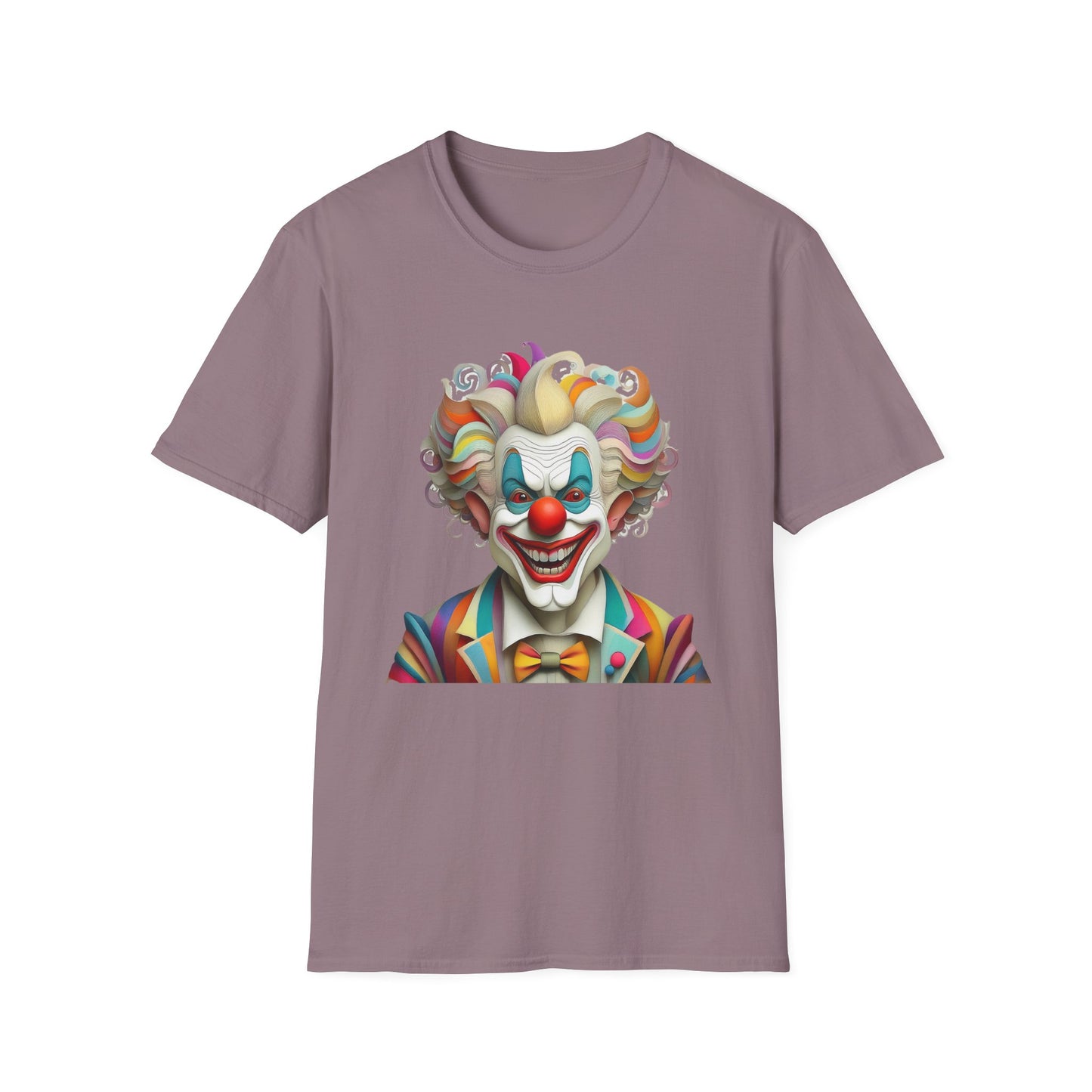Clown Shirt, T Shirt with Clown, Funny Man Shirt, Tee Shirt with Funny Man, Circus Shirt, Shirt with Circus, Scary Man Shirt, Shirt with Scary Man