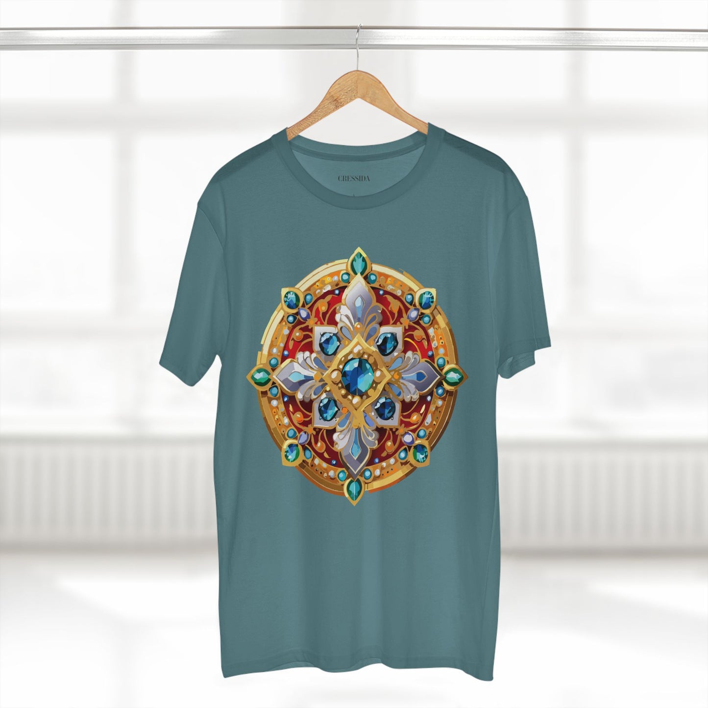 Medallion Shirt, Shirt with Medallion, Tee Shirt with Medal