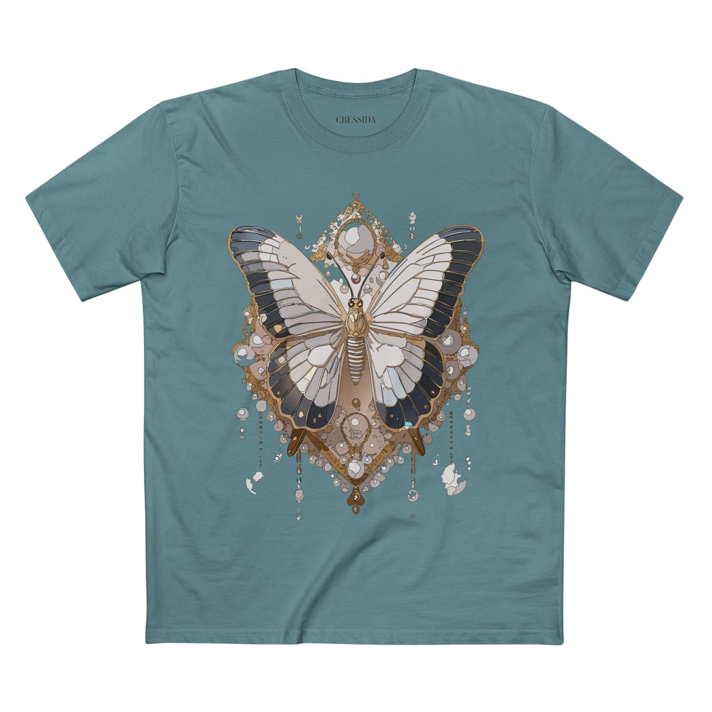 Butterfly shirt, Shirt with Butterfly, Tee Shirt with Antique Butterfly