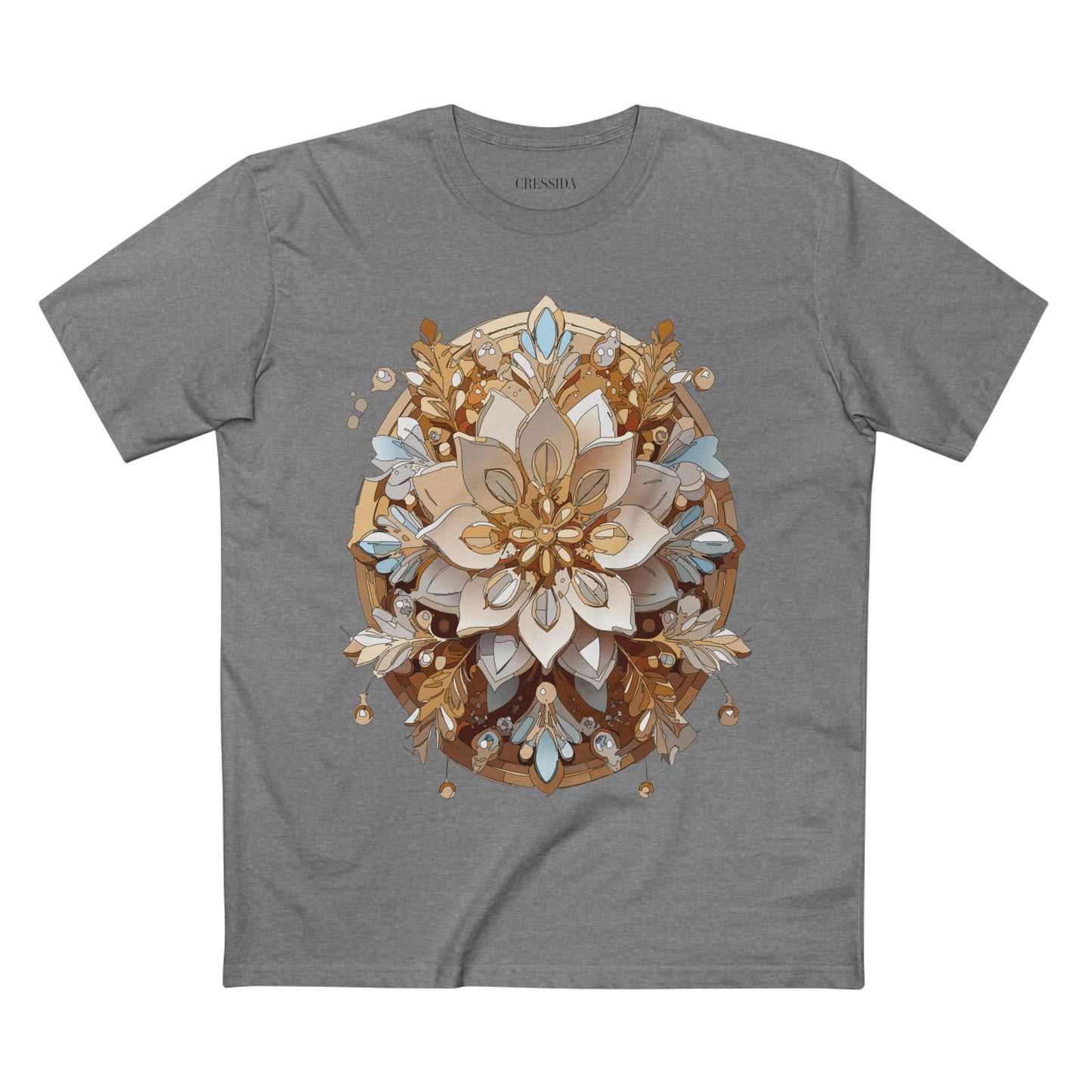 Floral Shirt, Shirt with Flower, Tee Shirt with Antique Flower