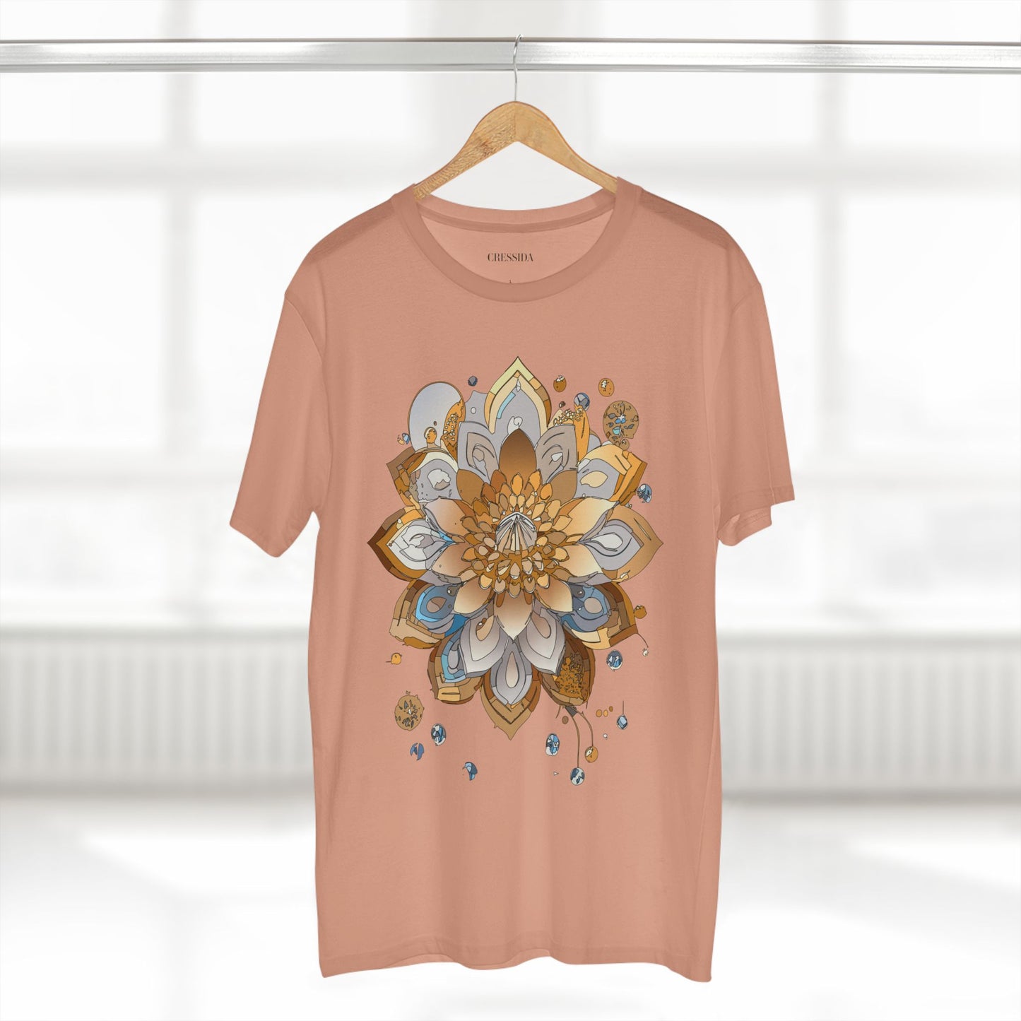 Floral Shirt, Shirt with Flower, Tee Shirt with Antique Flower