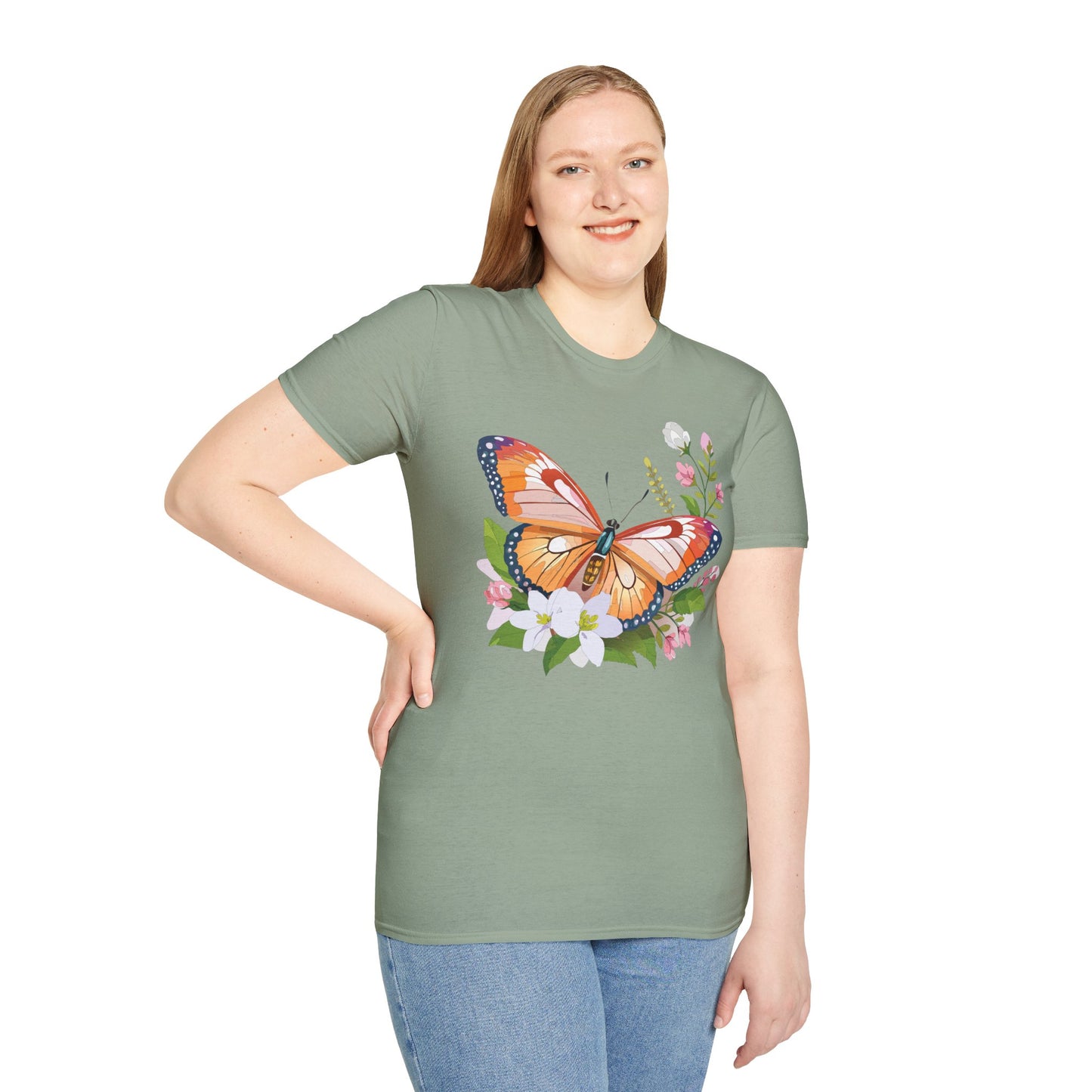 Butterfly Shirt, T Shirt with Butterfly, Monarch Shirt