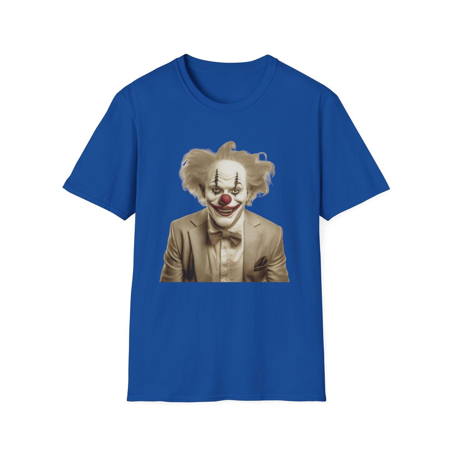 Clown Shirt, T Shirt with Clown, Funny Man Shirt, Tee Shirt with Funny Man, Circus Shirt, Shirt with Circus, Scary Man Shirt, Shirt with Scary Man