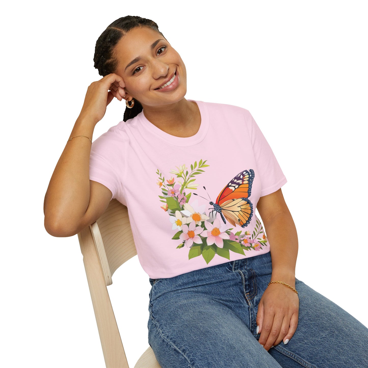 Butterfly Shirt, T Shirt with Butterfly, Monarch Shirt
