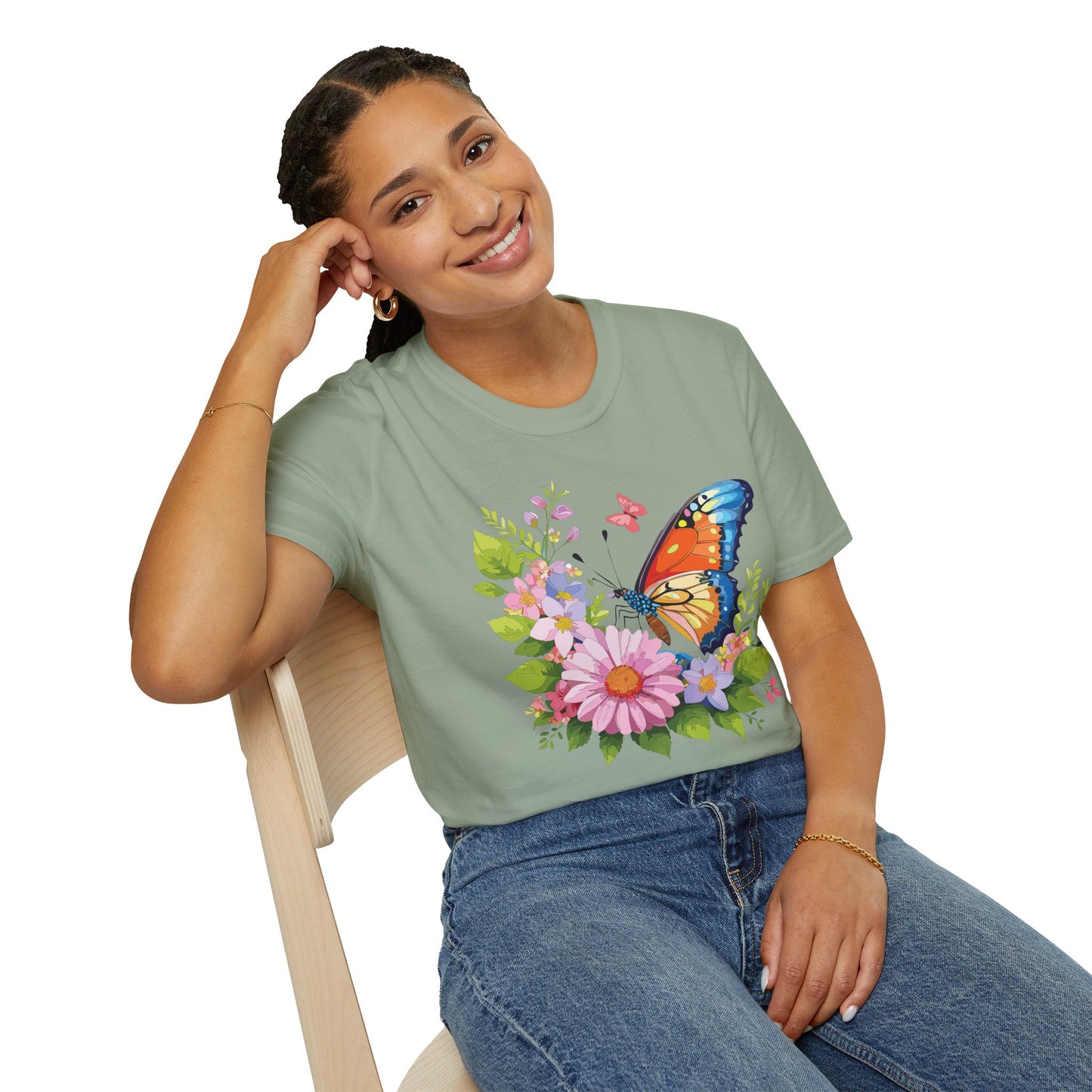 Butterfly Shirt, T Shirt with Butterfly, Monarch Shirt