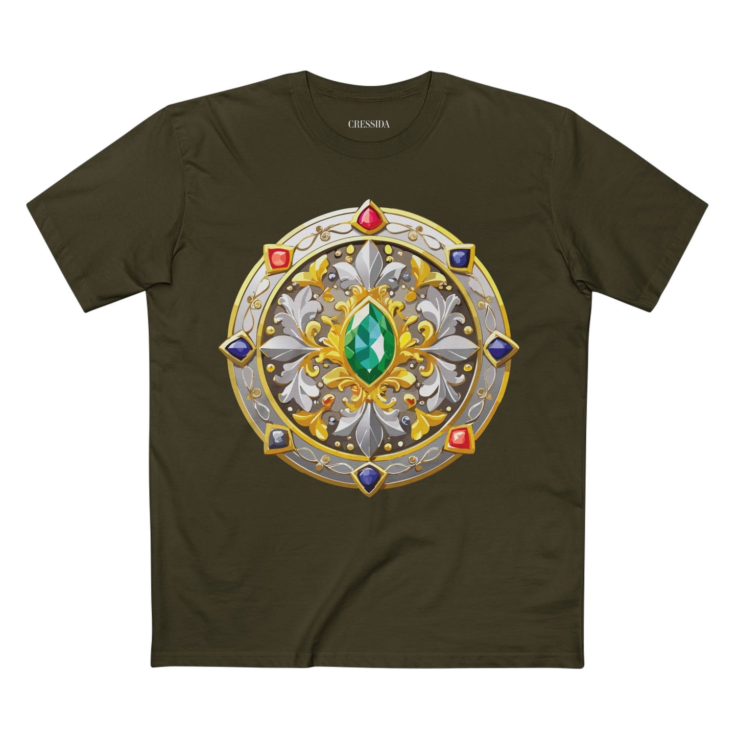 Medallion Shirt, Shirt with Medallion, Tee Shirt with Medal