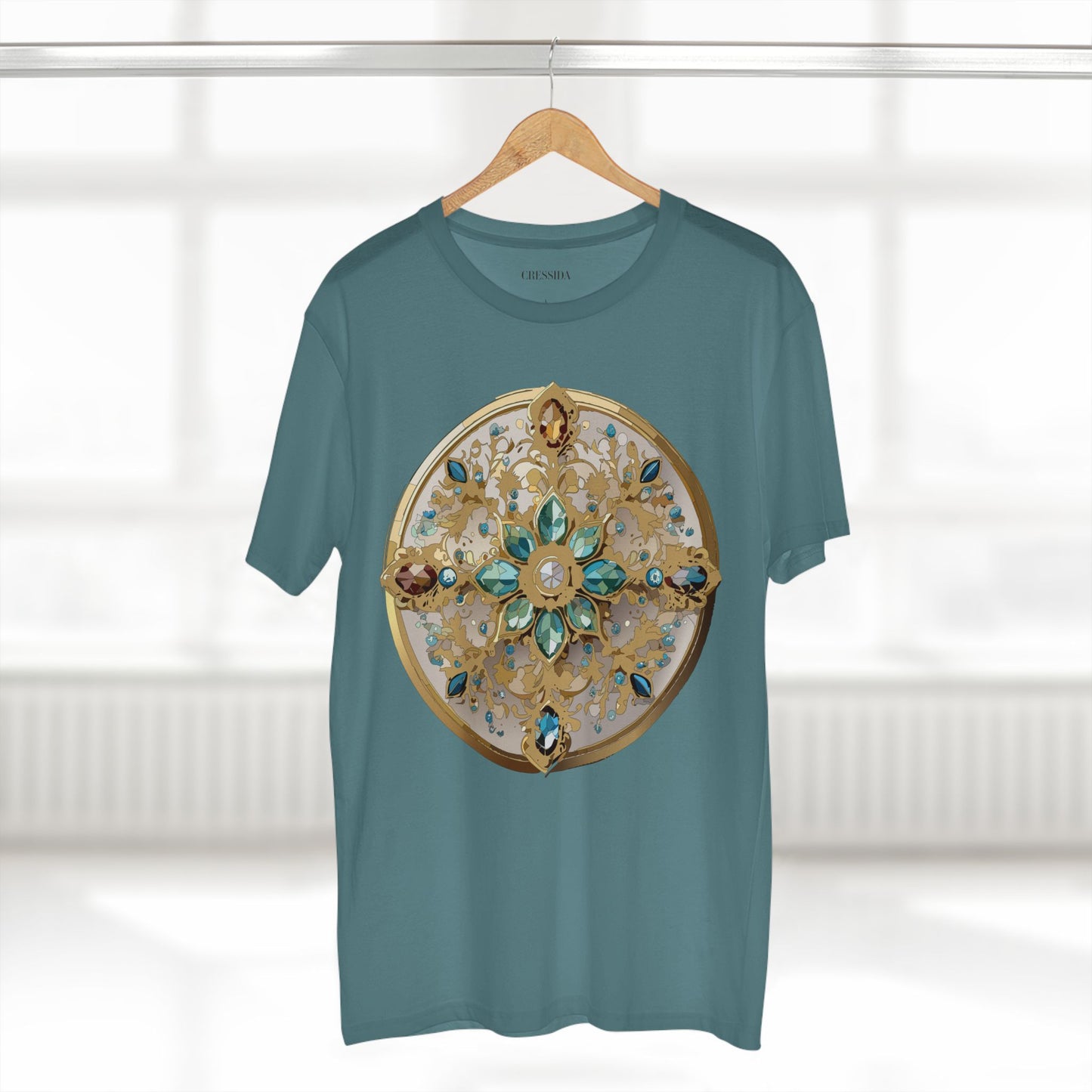 Medallion Shirt, Shirt with Medallion, Tee Shirt with Medal