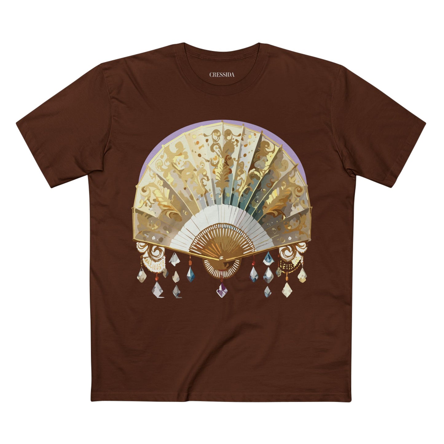 Fan shirt, Shirt with Fan, Tee Shirt with Antique Fan