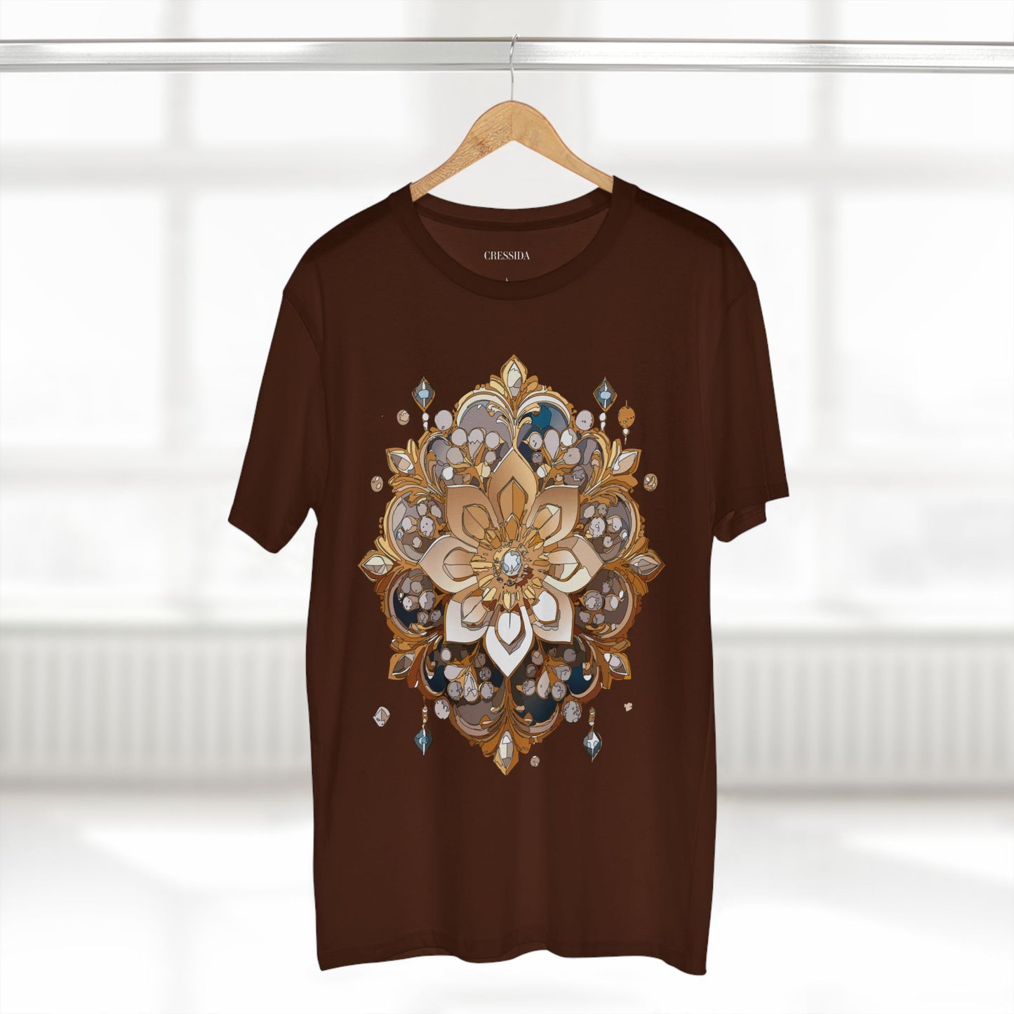 Floral Shirt, Shirt with Flower, Tee Shirt with Antique Flower