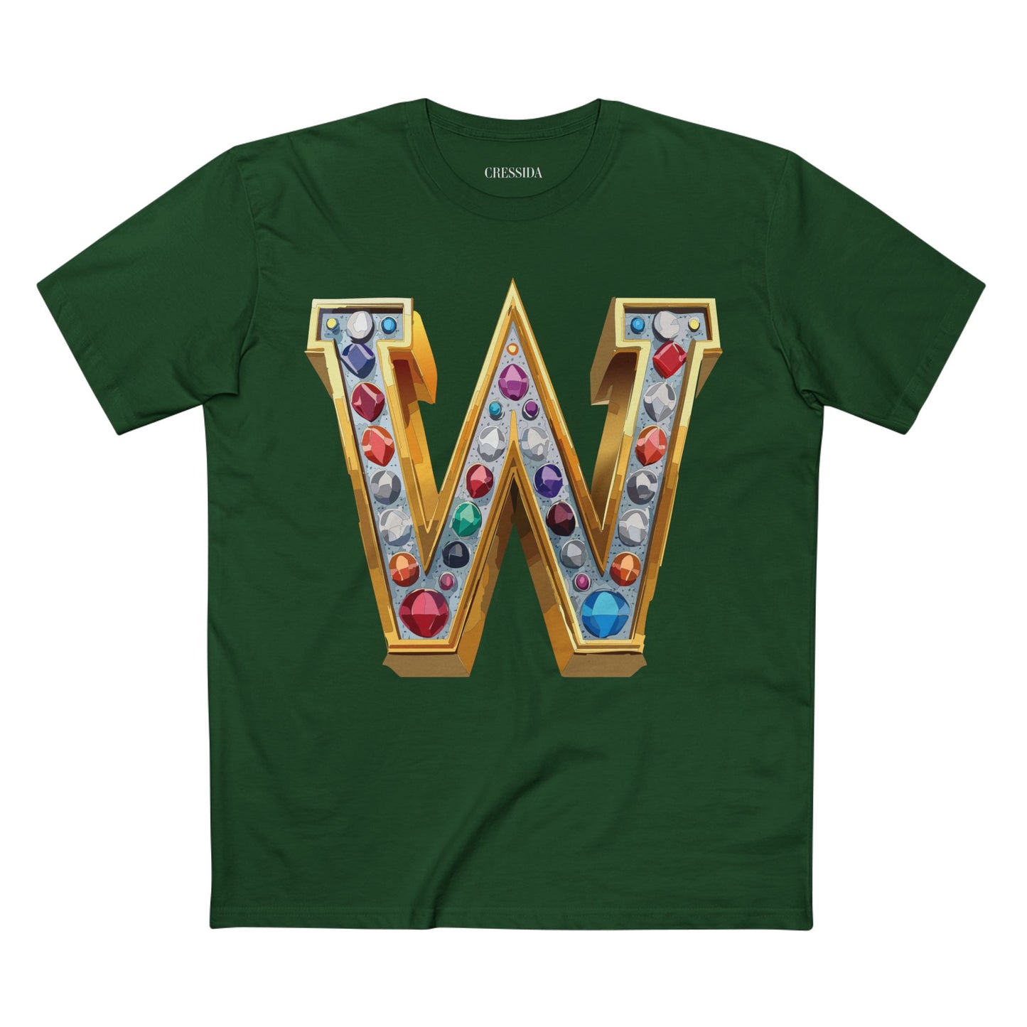 Letter Shirt, Shirt with Letters, Tee Shirt with Gold Letters