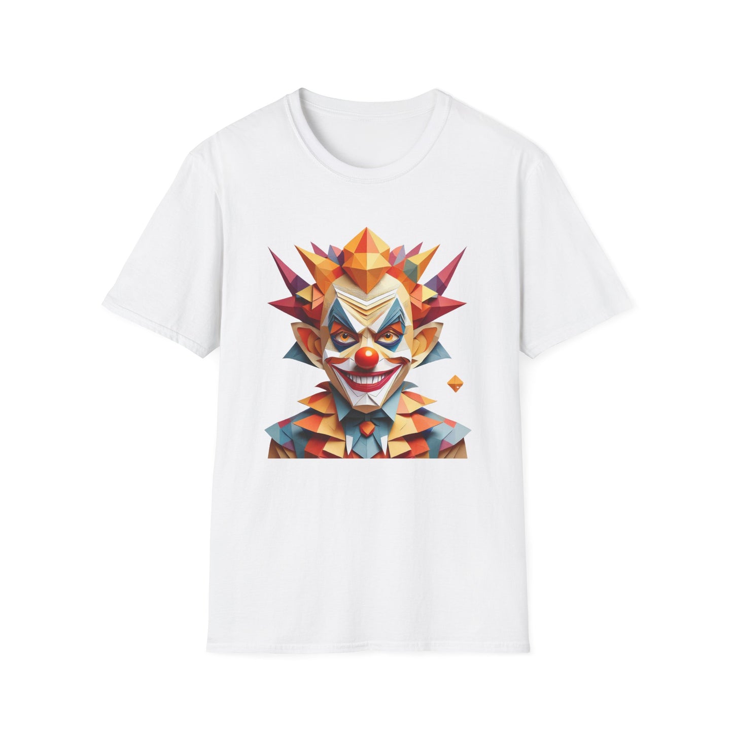Clown Shirt, T Shirt with Clown, Funny Man Shirt, Tee Shirt with Funny Man, Circus Shirt, Shirt with Circus, Scary Man Shirt, Shirt with Scary Man